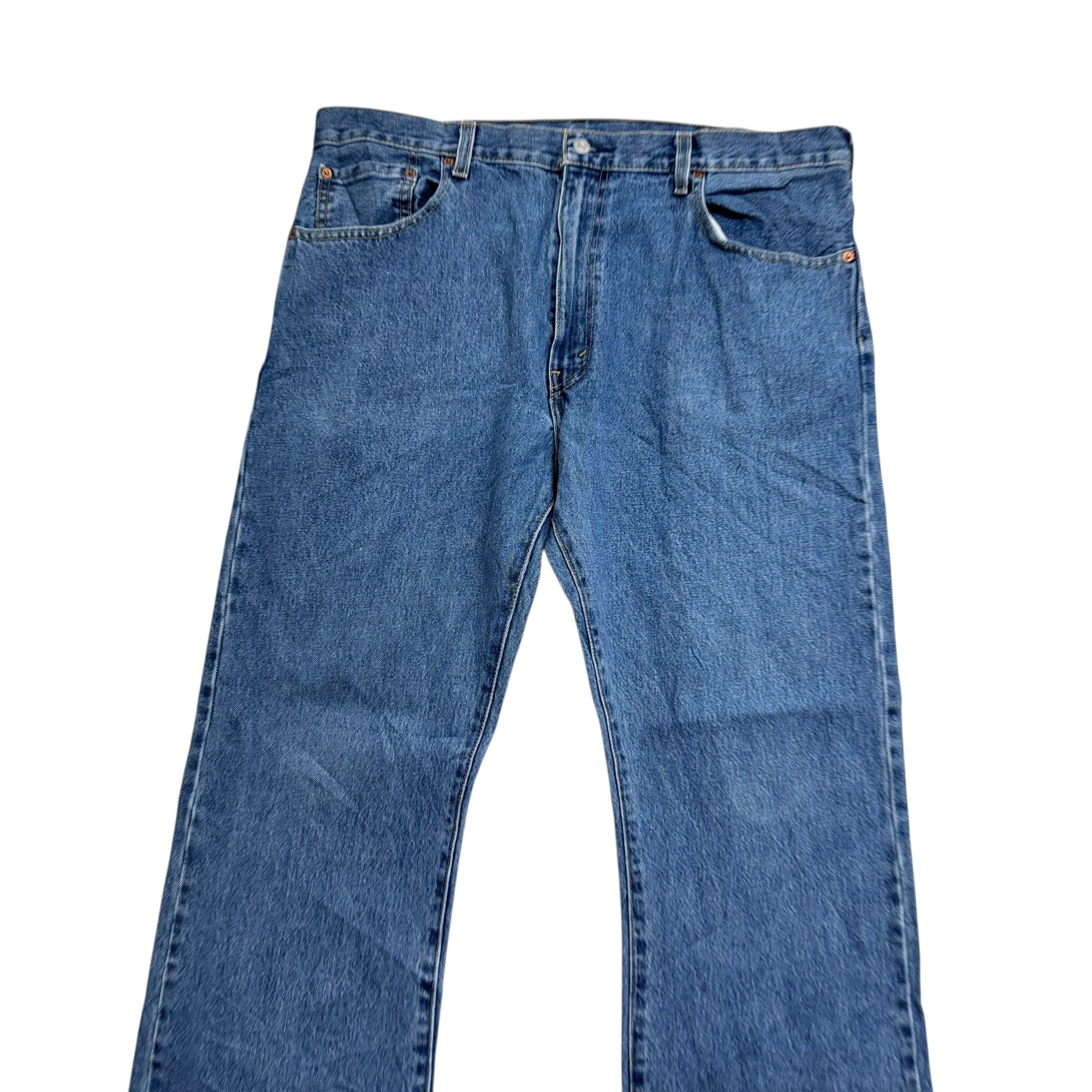 Levis 517 Jeans W40 L32 Mens Mid Blue Regular Bootcut Fit Denim (E)