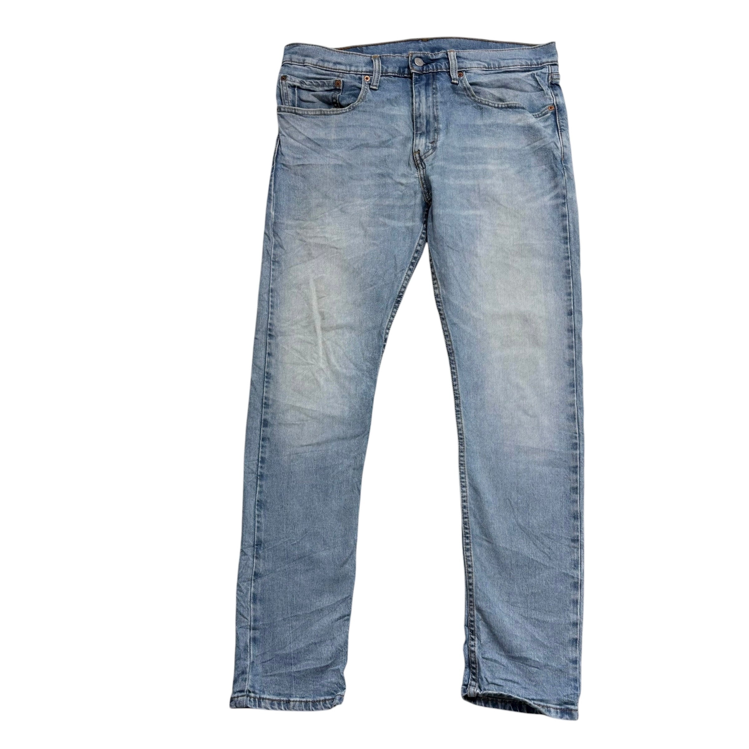 Levis 512 Jeans W34 L32 Mens Light Blue Slim Tapered Fit Stretch Denim