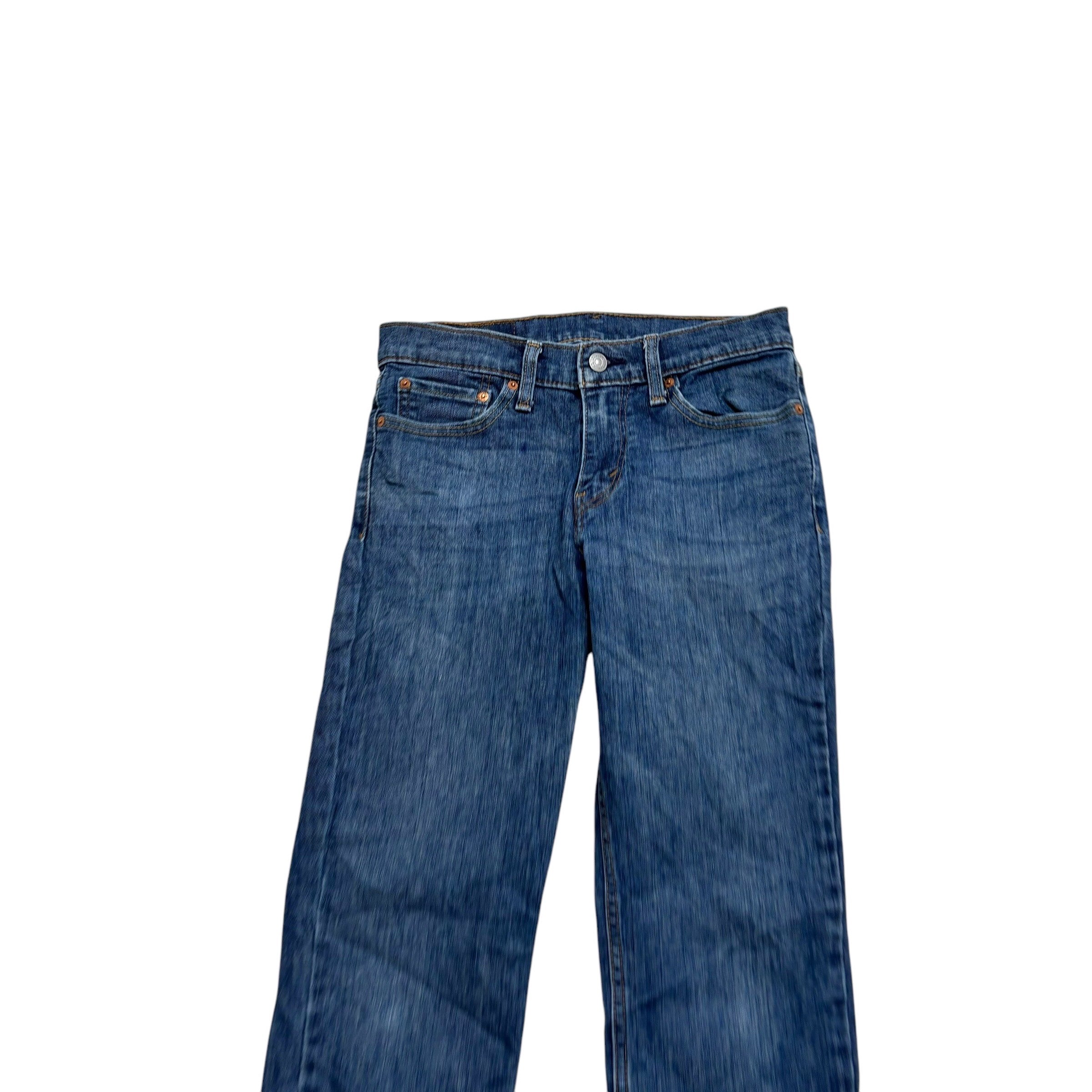 Levis 511 Jeans W28 L30 Mens Mid Blue Slim Fit Stretch Denim