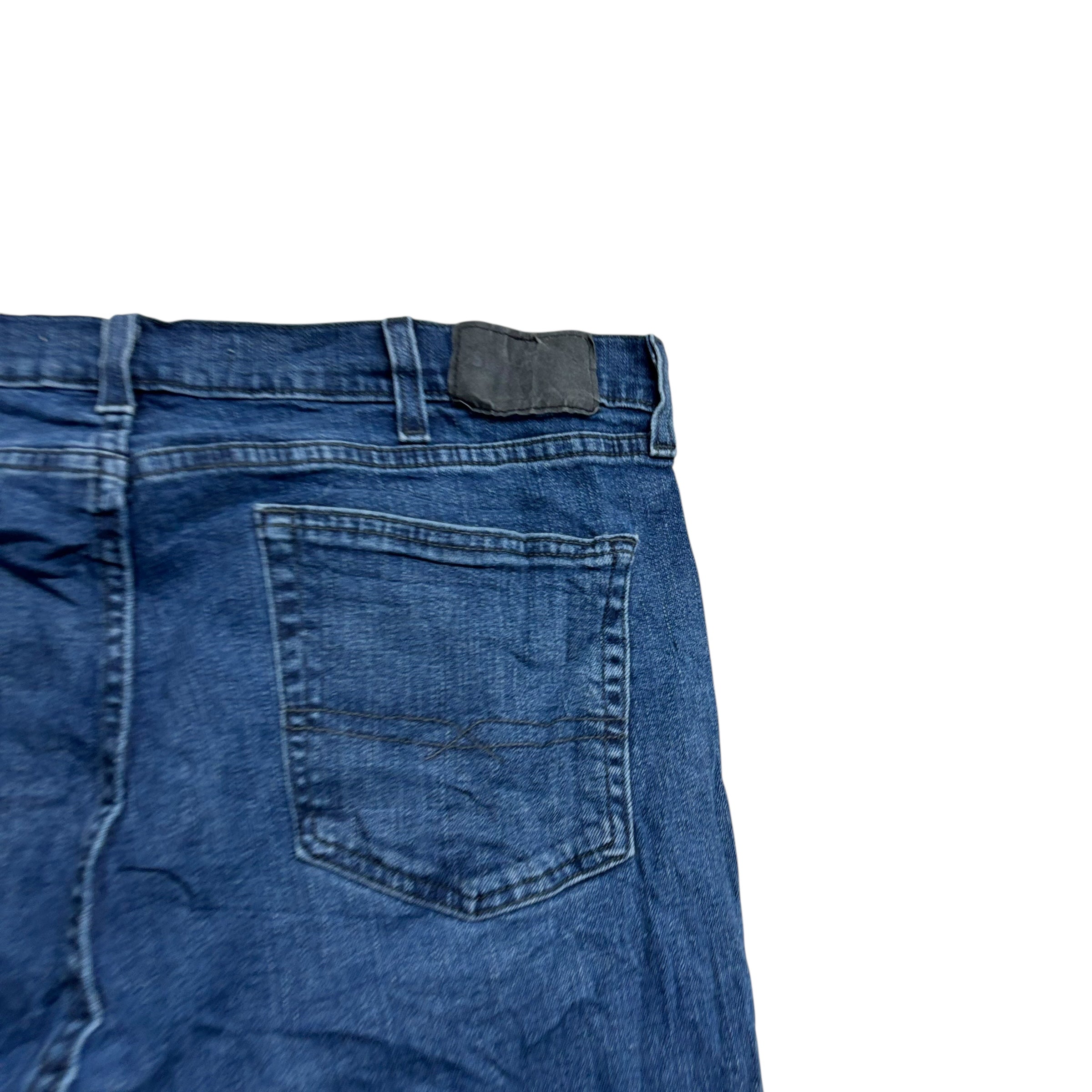 Levis Signature Jeans W38 L32 Mens Navy Blue Athletic Tapered Fit Stretch (E)