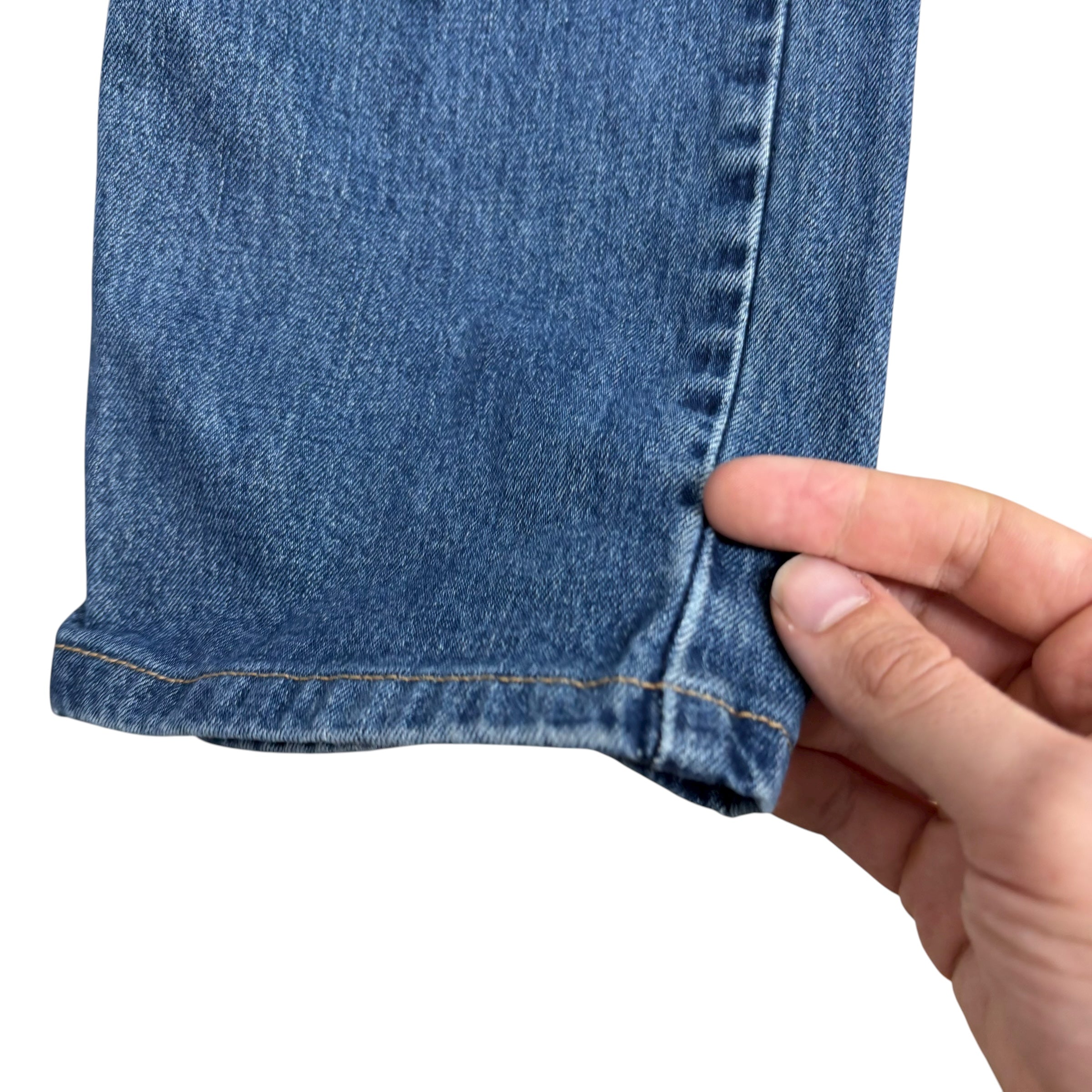 Levis 514 Jeans W32 L28 Mens Mid Blue Regular Straight Fit Stretch Denim