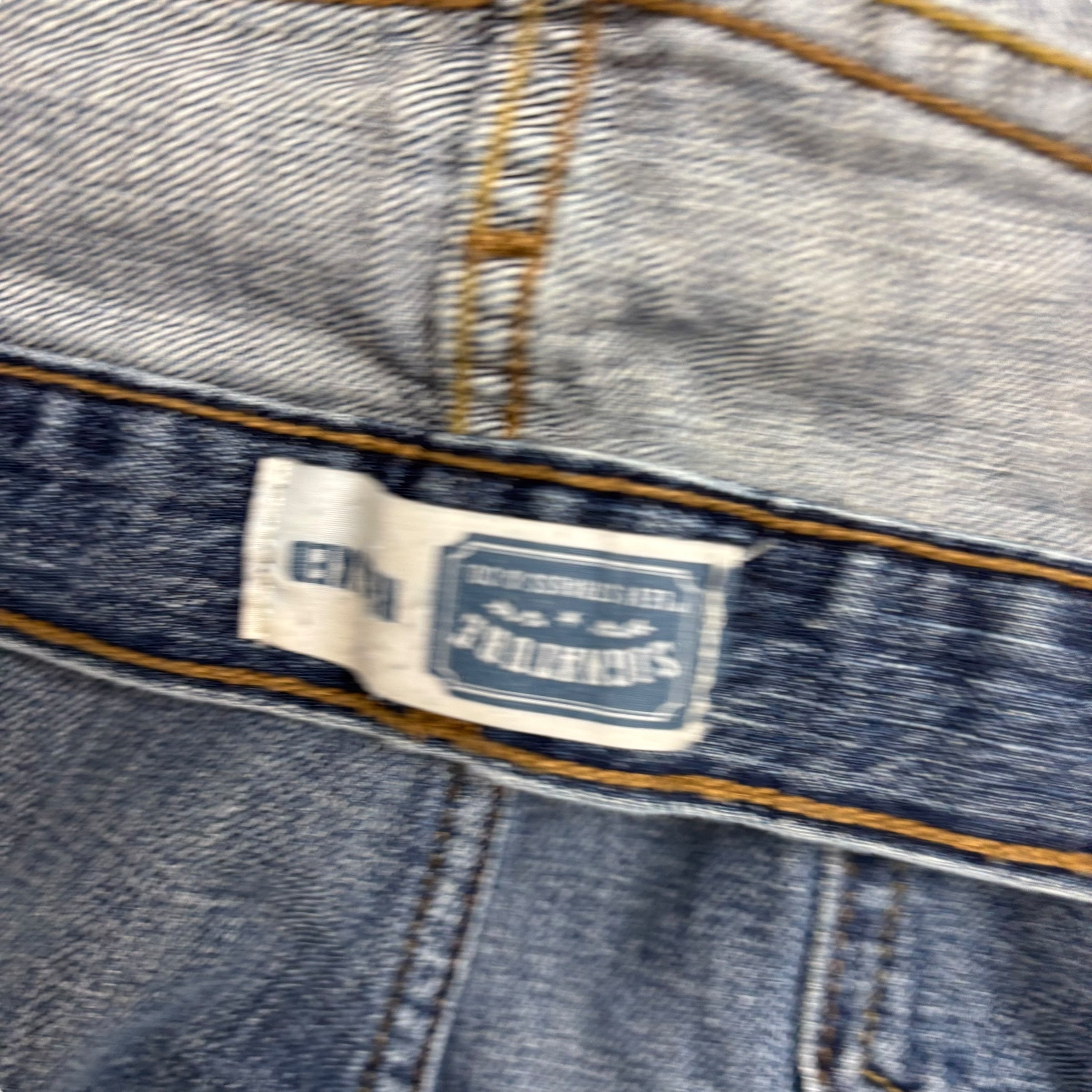 Levis Signature Jeans W38 L31 Mens Mid Blue Relaxed Straight Fit Vintage (E)