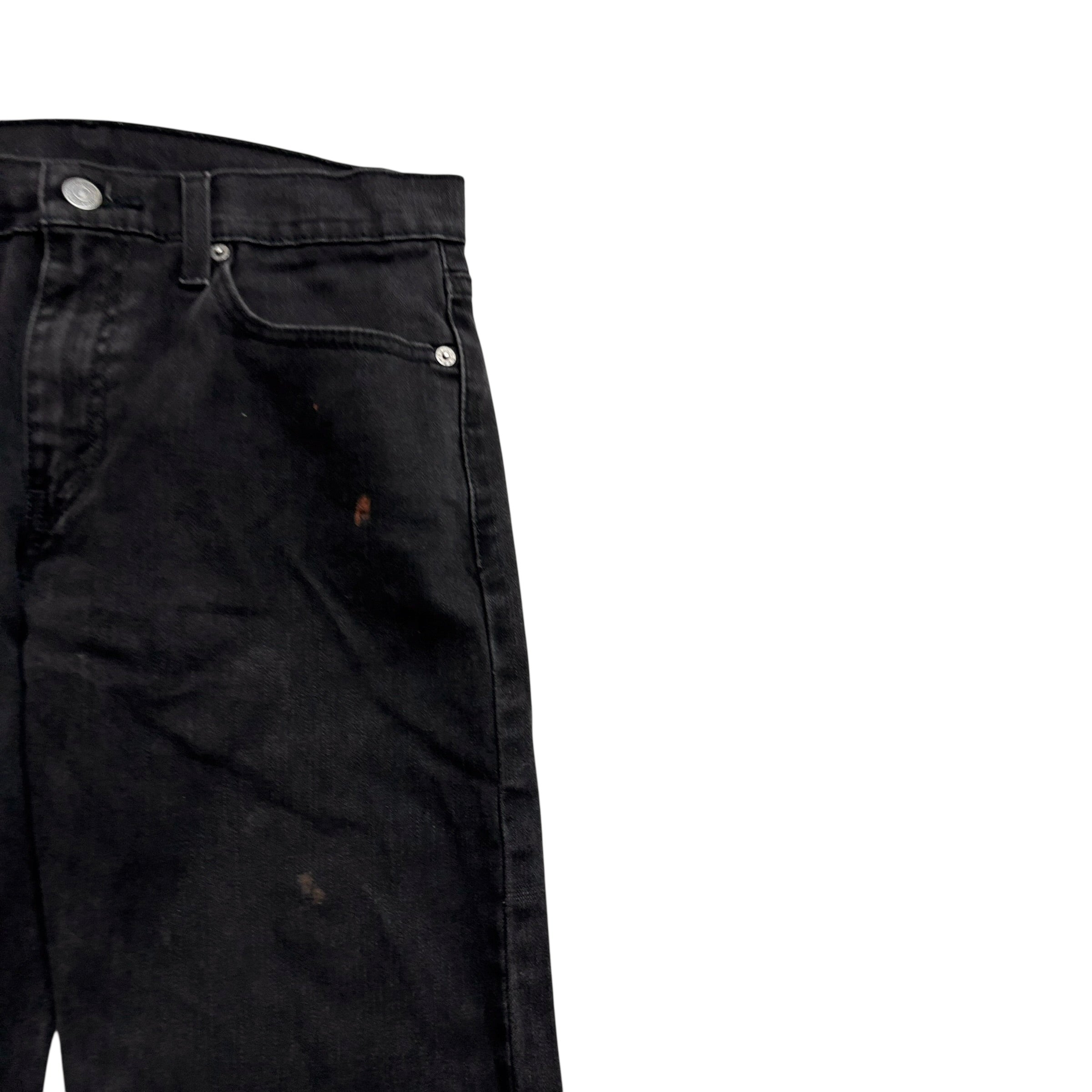 Levis 512 Jeans W30 L31 Mens Black Slim Tapered Fit Stretch Denim (F)