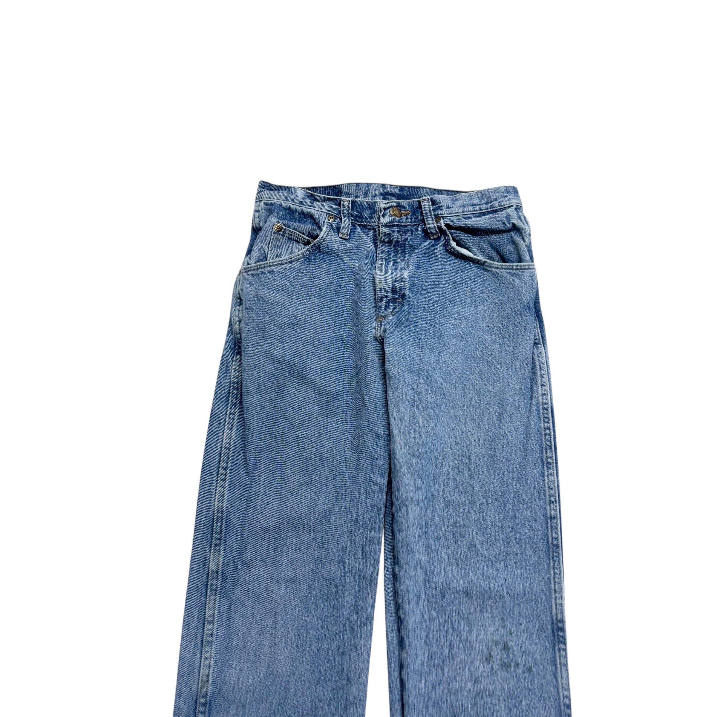 Wrangler Jeans W30 L32 Mens Light Blue Regular Straight Fit Denim