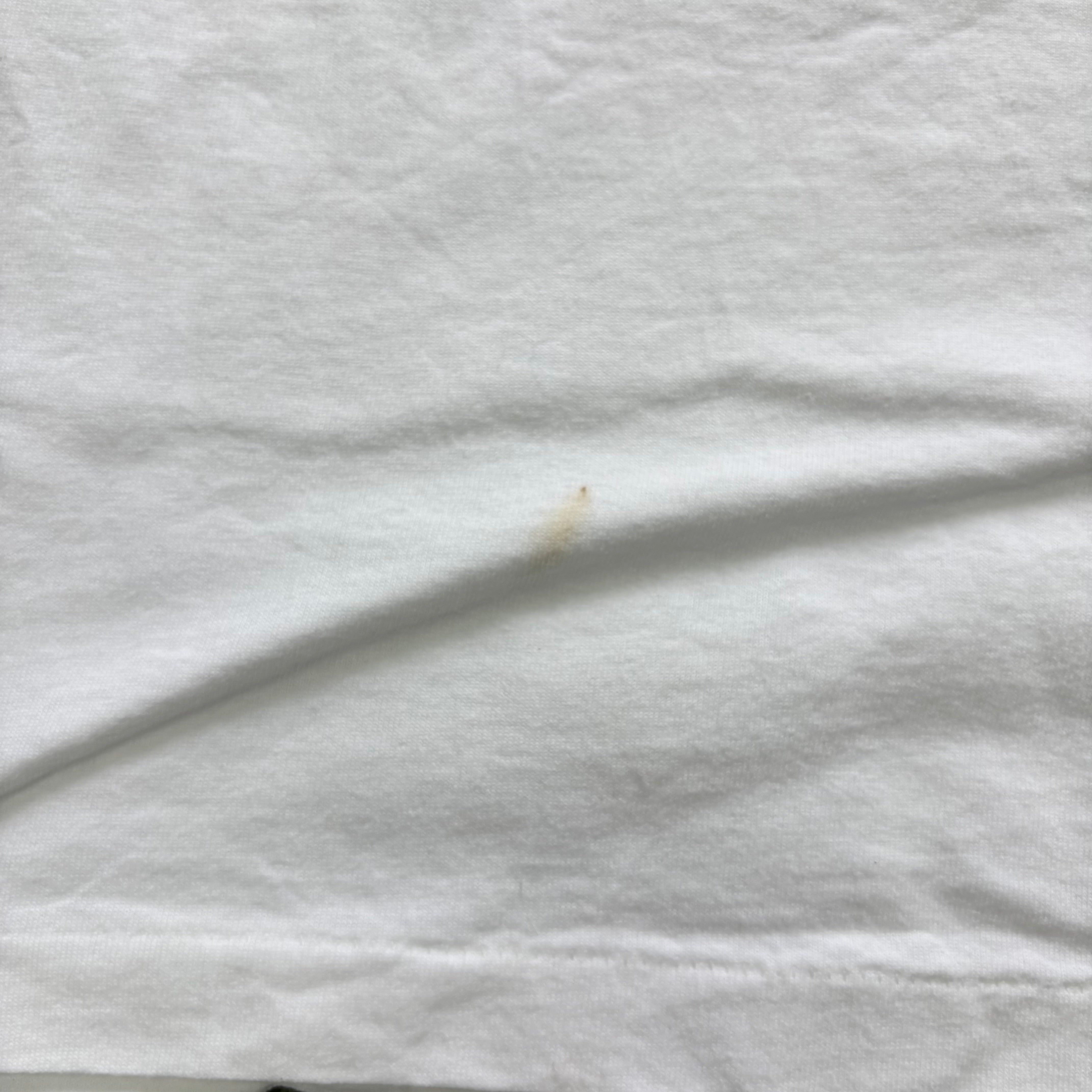 Vintage T Shirt Mens Small White Single Stitch Graphic Print 90s