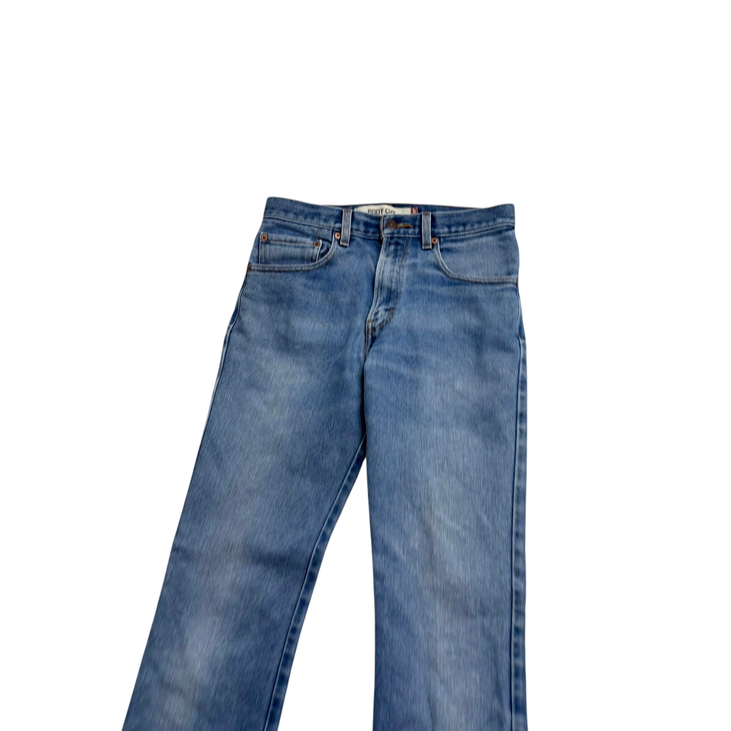 Levis 517 Jeans W29 L36 Mens Light Blue Regular Bootcut Fit Vintage Denim (F)