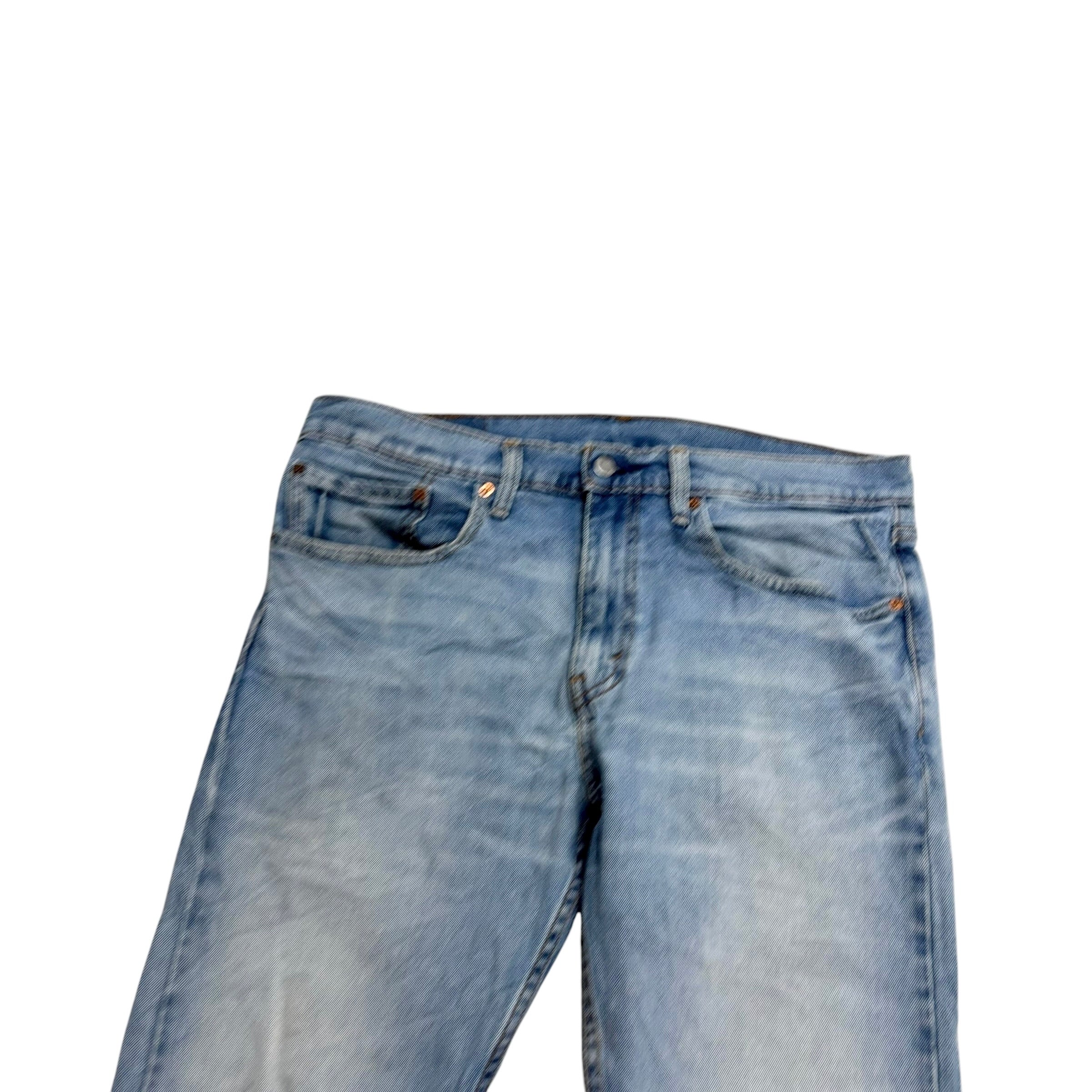 Levis 512 Jeans W34 L32 Mens Light Blue Slim Tapered Fit Stretch Denim