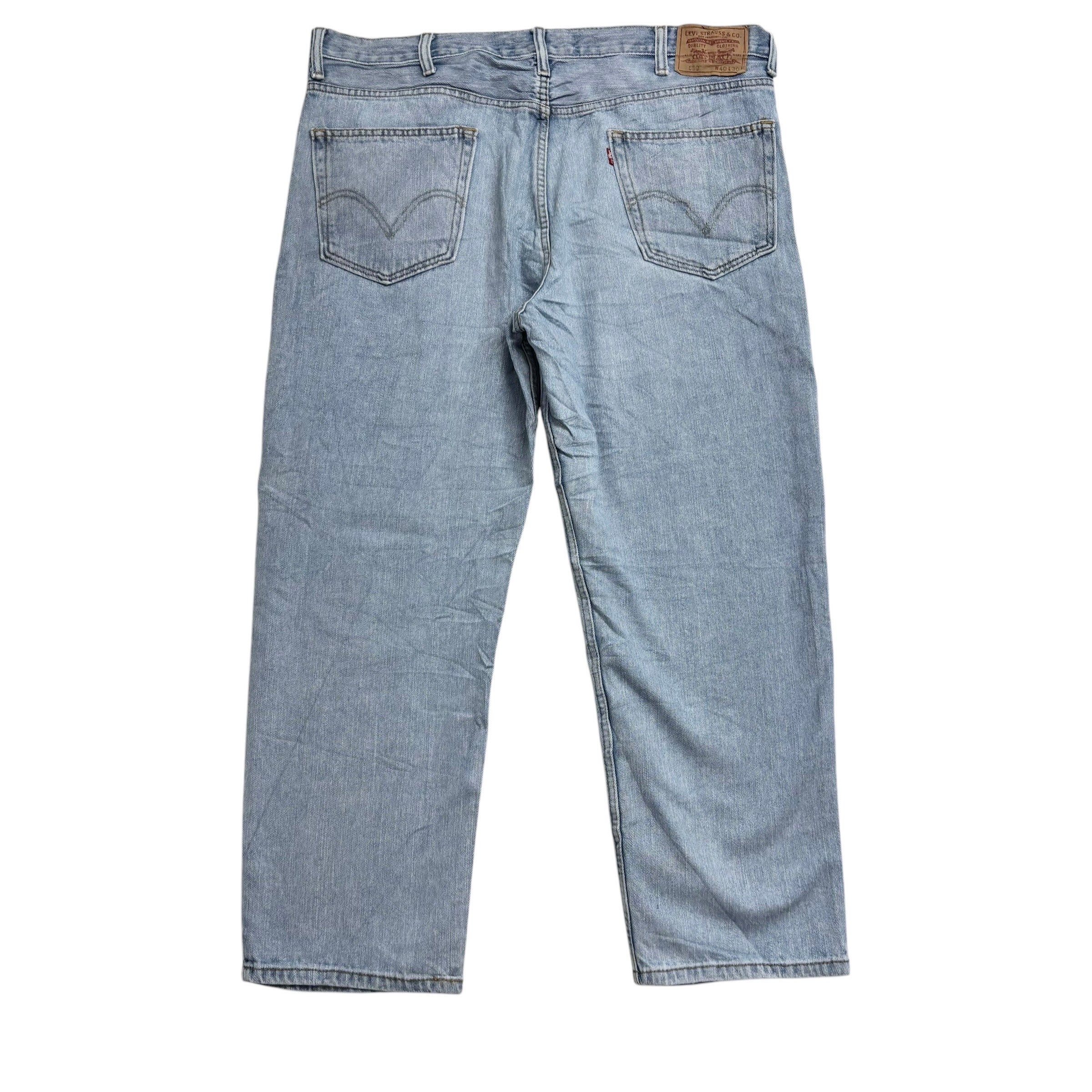 Levis 550 Jeans W40 L30 Mens Light Blue Baggy Relaxed Straight Vintage Denim