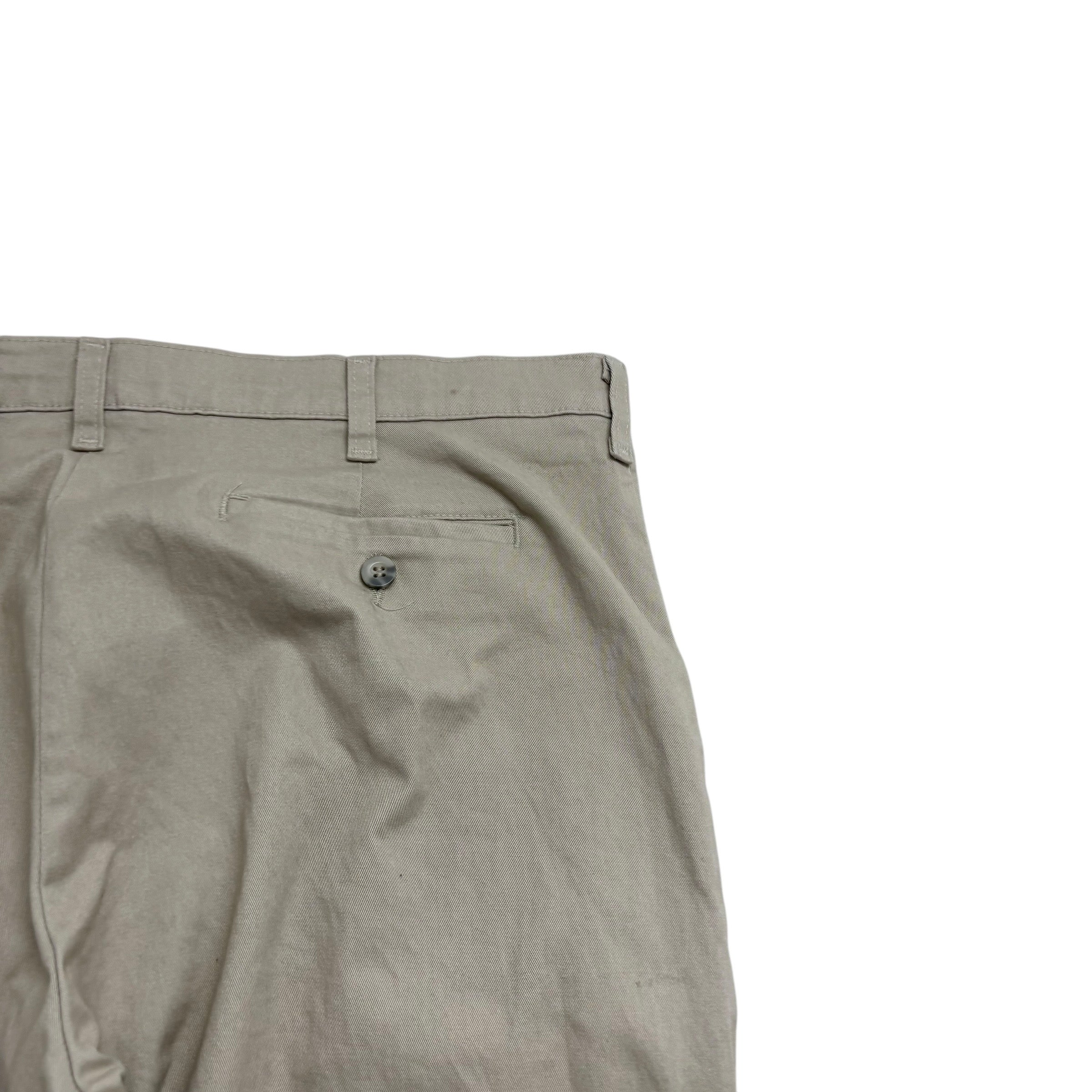 Lee Trousers W40 L29 Mens Beige Cream Relaxed Fit Total Freedom Pants (E)