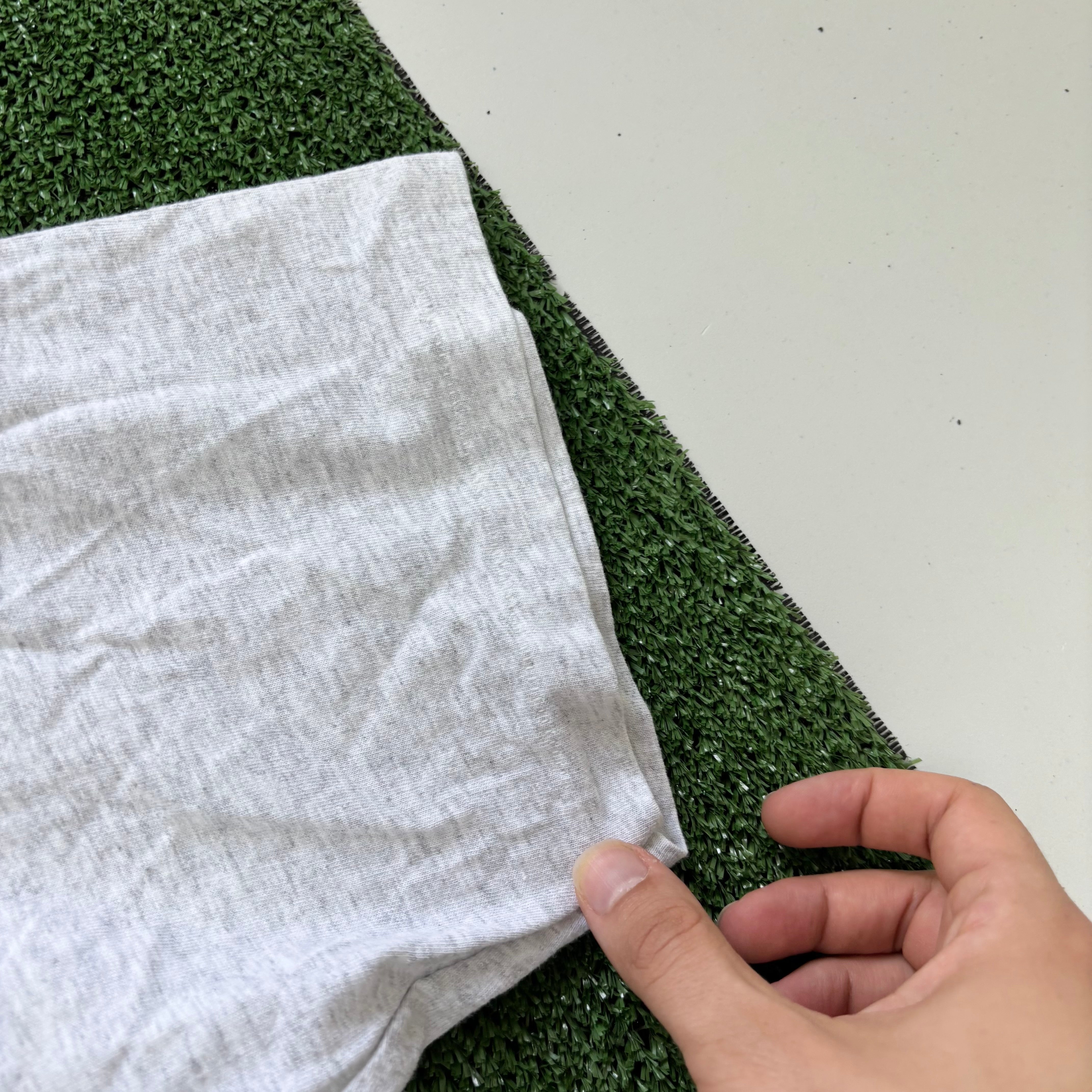 Vintage T Shirt Mens XL Grey Single Stitch Graphic Print 90s College (E)