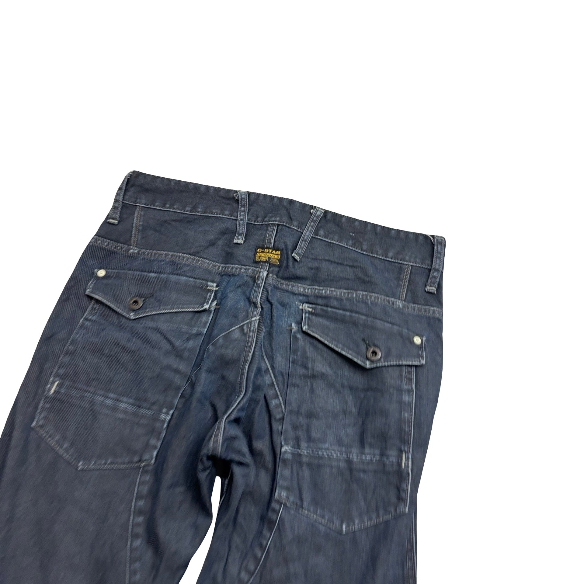 G Star 5620 Tapered Jeans W32 L32 Mens Dark Blue Regular Fit Denim (E)