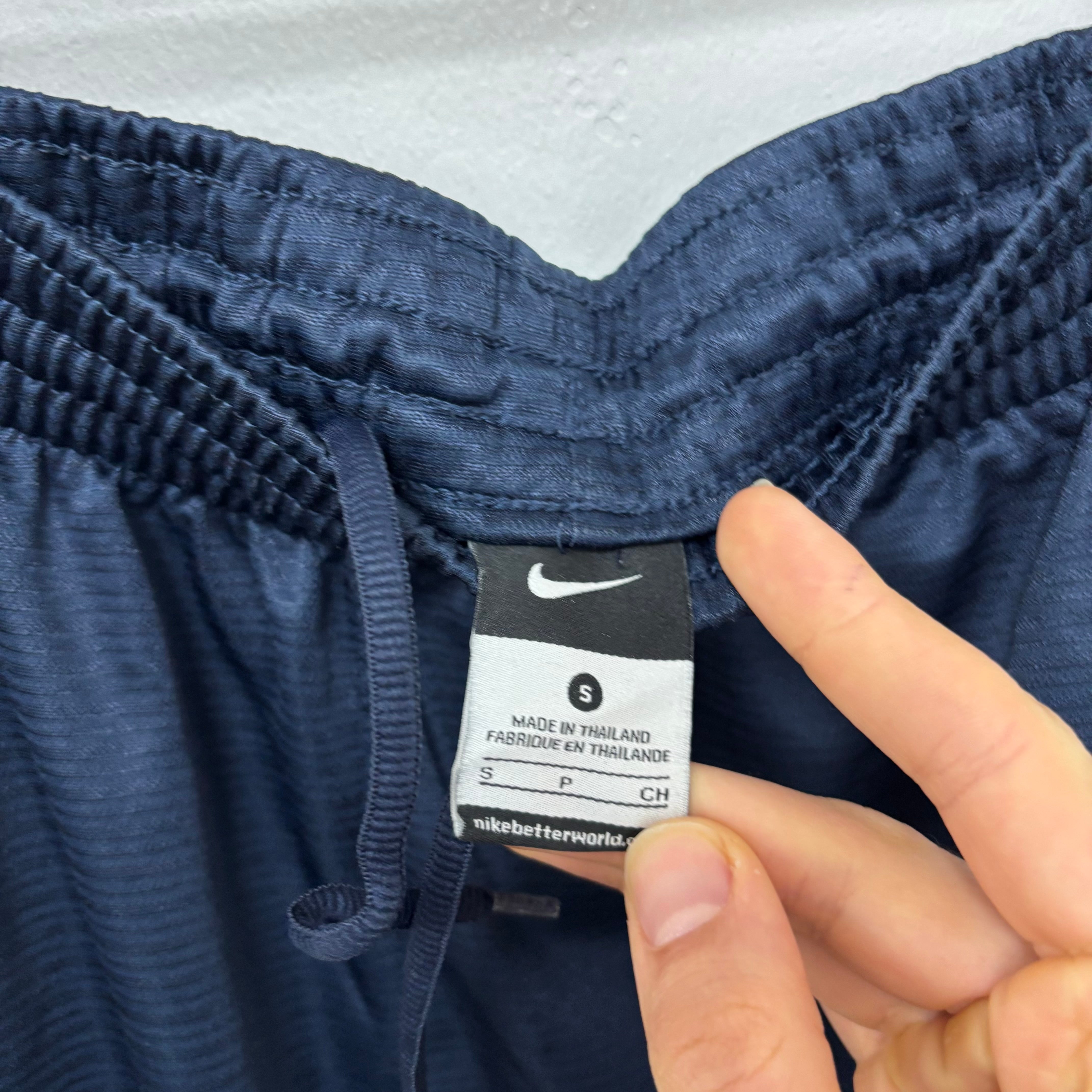 Nike Shorts Mens Small Navy Blue Dri Fit Running Sports Gym Pockets (E)