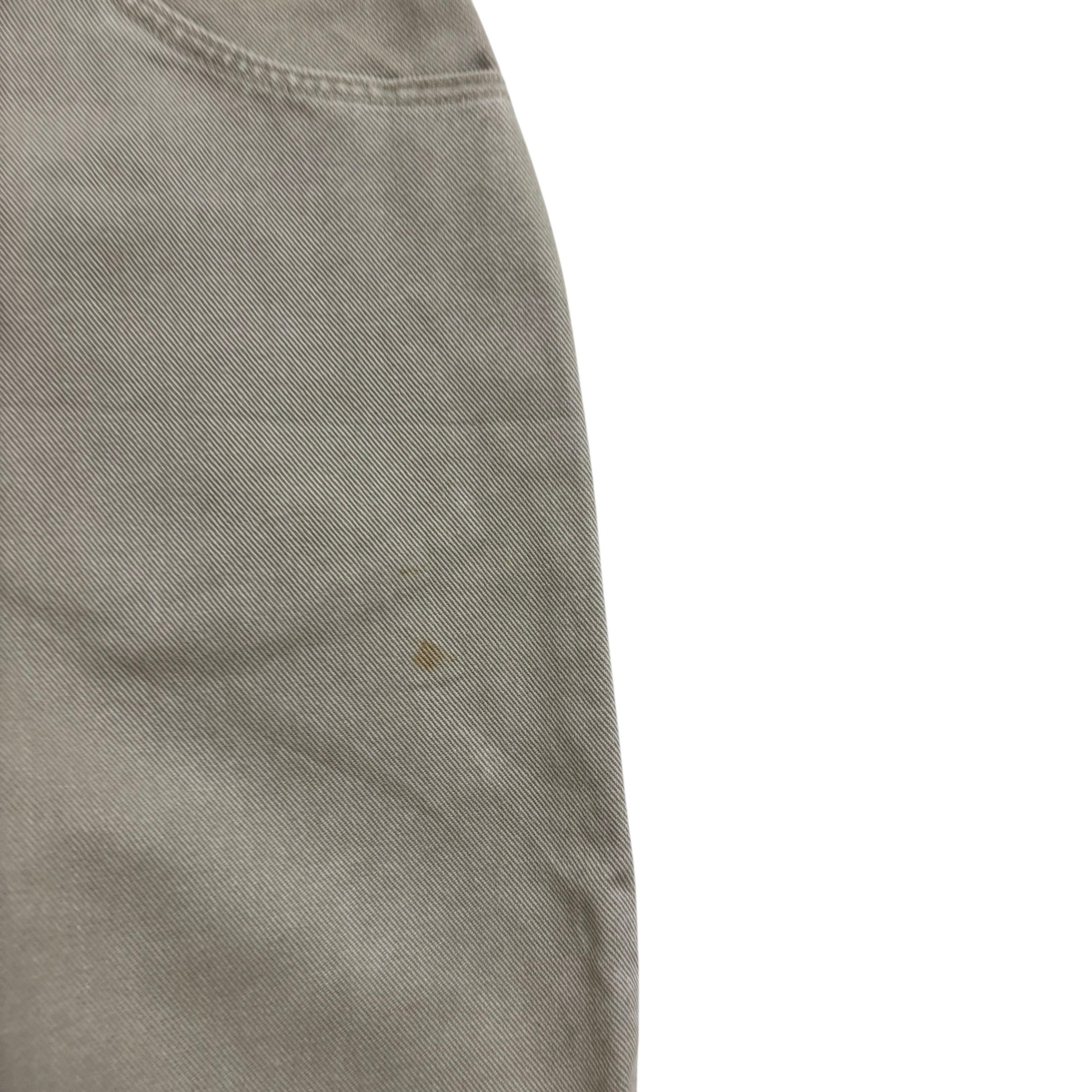Levis 551 Jeans W32 L30 Womens Beige Relaxed Taper Made In USA Vintage Denim