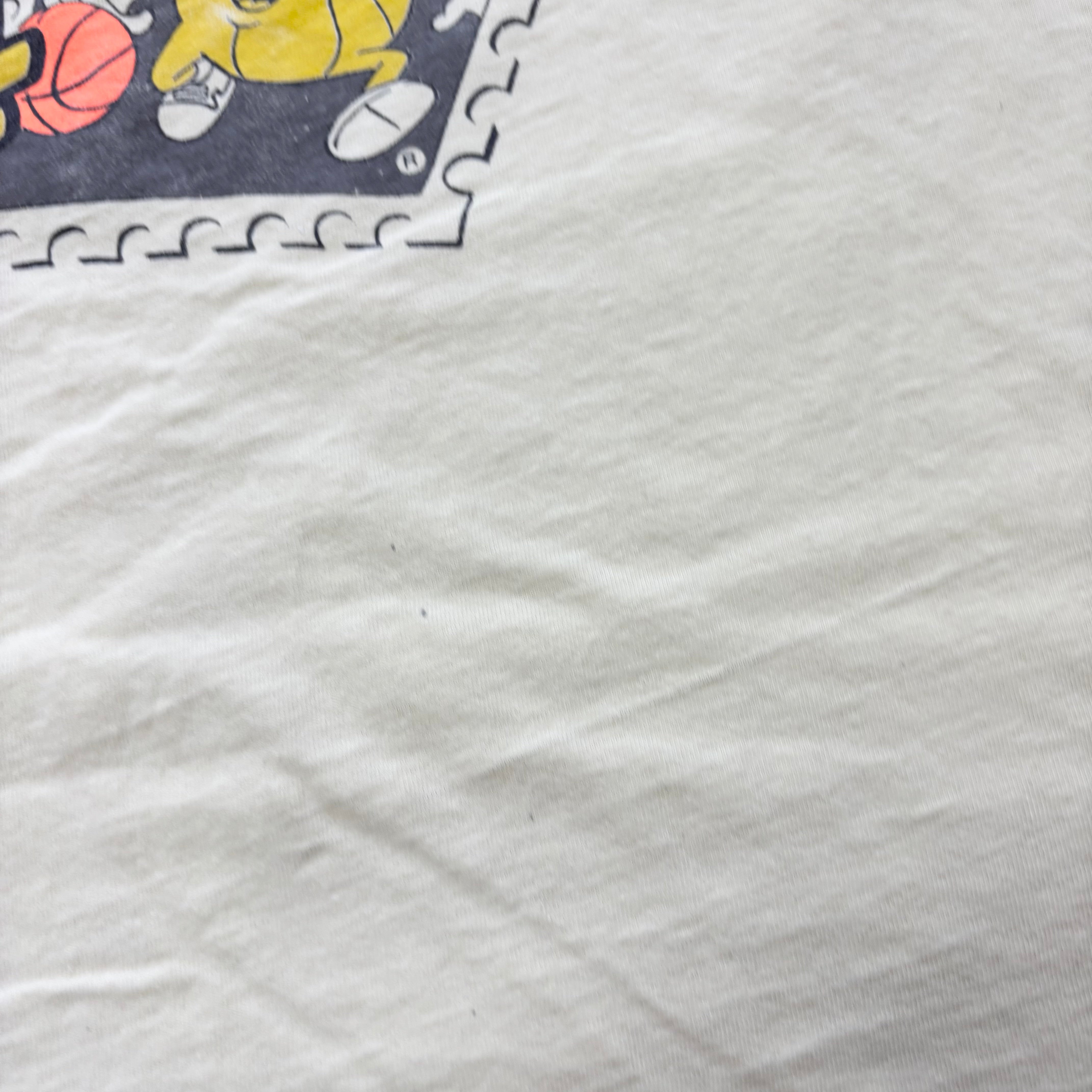 Vintage T Shirt Mens XL Yellow Single Stitch Graphic Print 90s USA