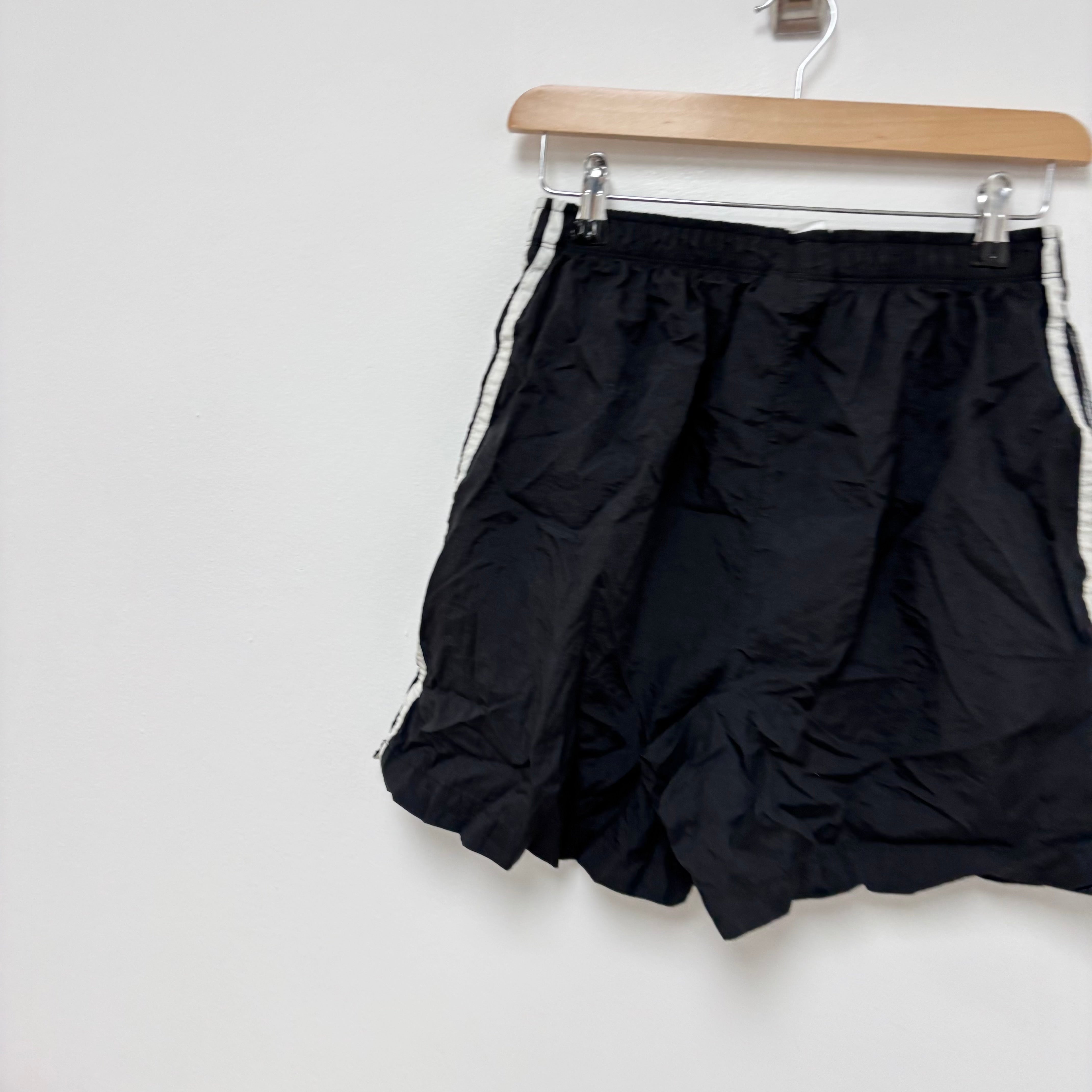 Vintage Adidas Shorts Mens Medium Black Sports Running Gym Pockets 90s