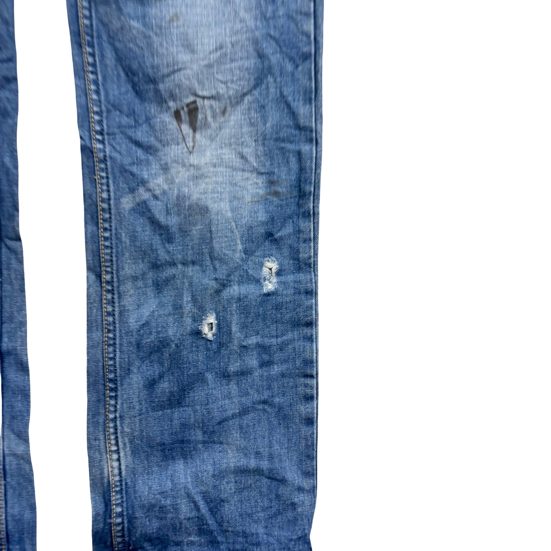 Diesel Zatiny Jeans W32 L32 Mens Mid Blue Regular Bootcut Fit Denim (F)