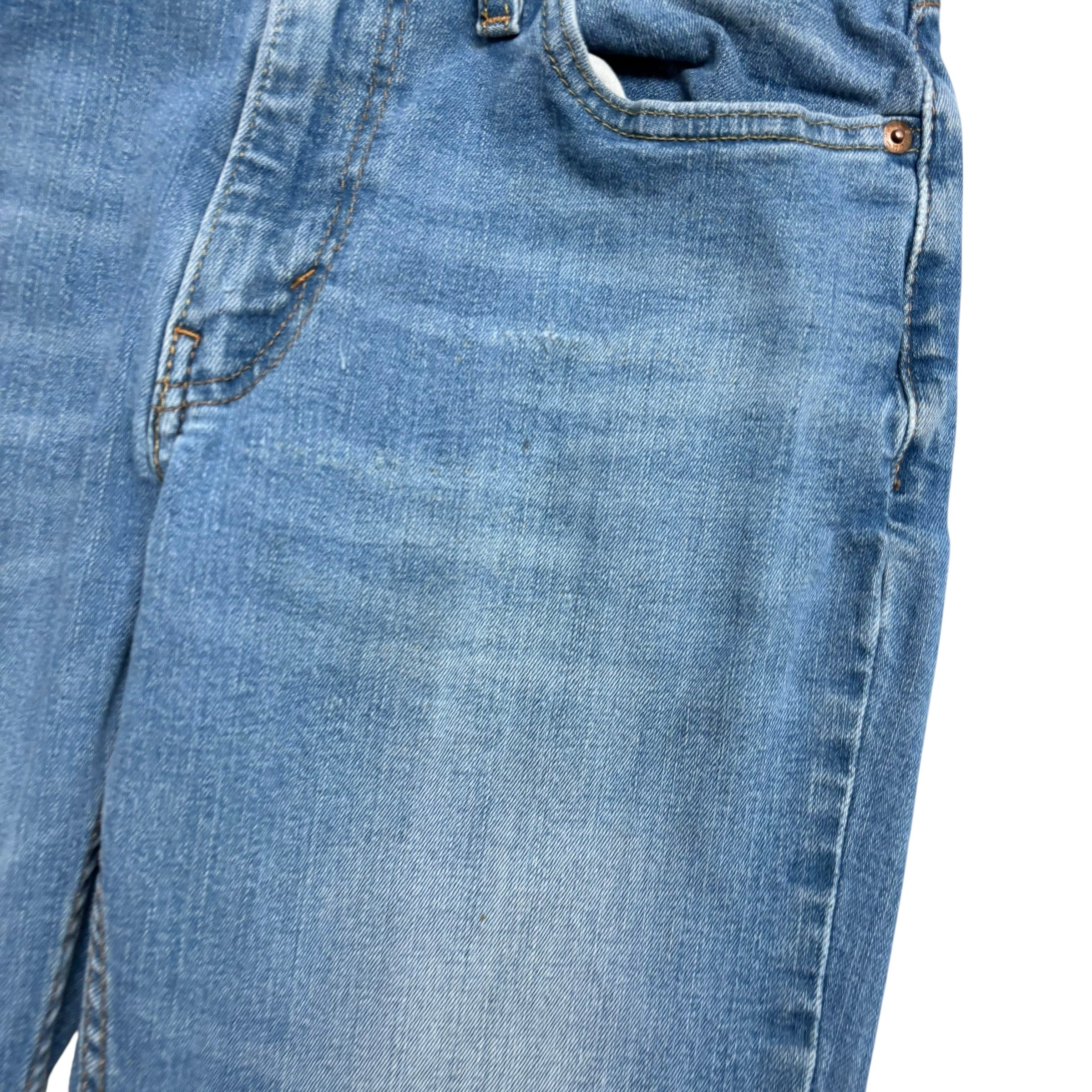 Levis 514 Jeans W29 L30 Mens Light Blue Slim Straight Fit Stretch Denim (F)