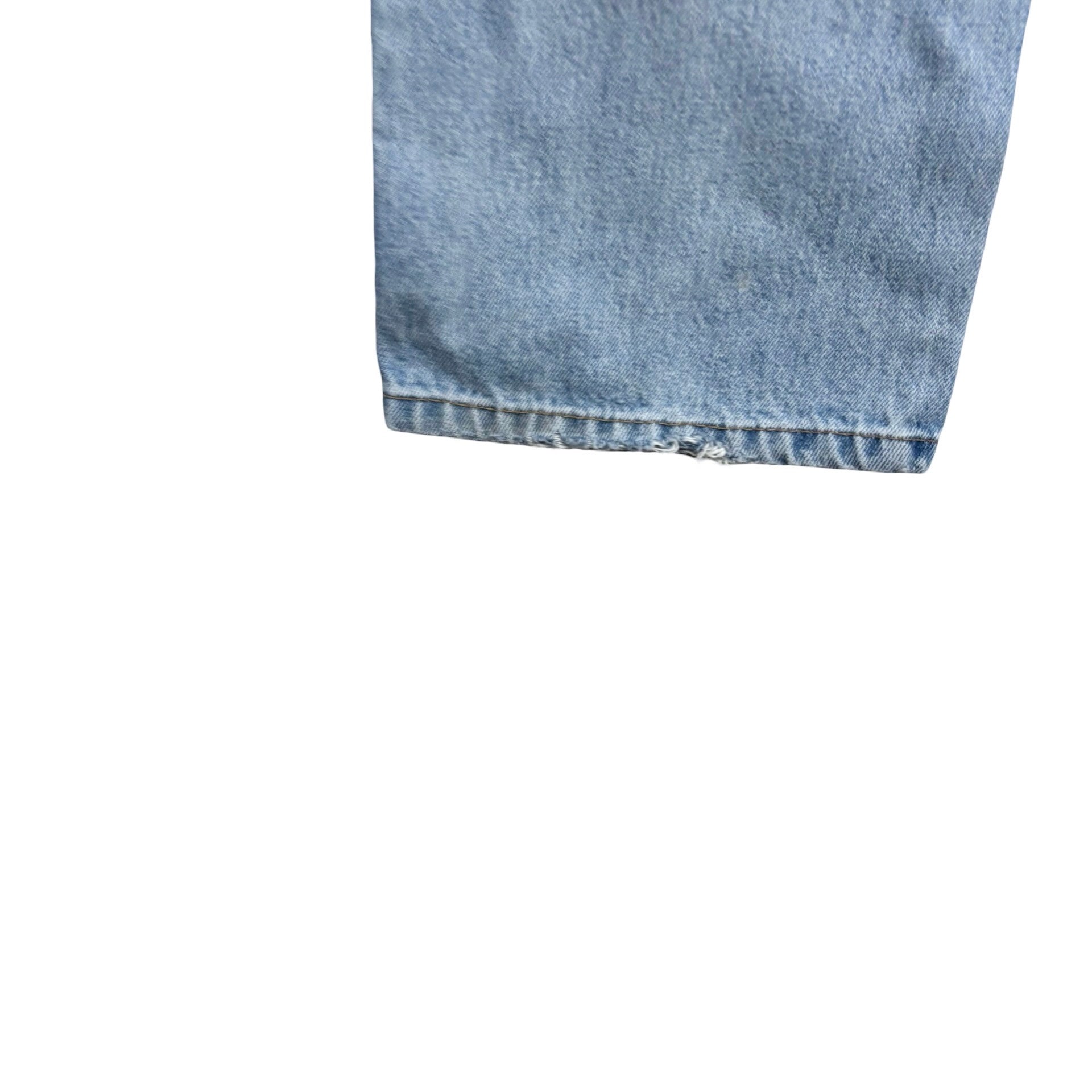 Levis 505 Jeans W34 L30 Mens Light Blue Regular Straight Fit Denim (F)
