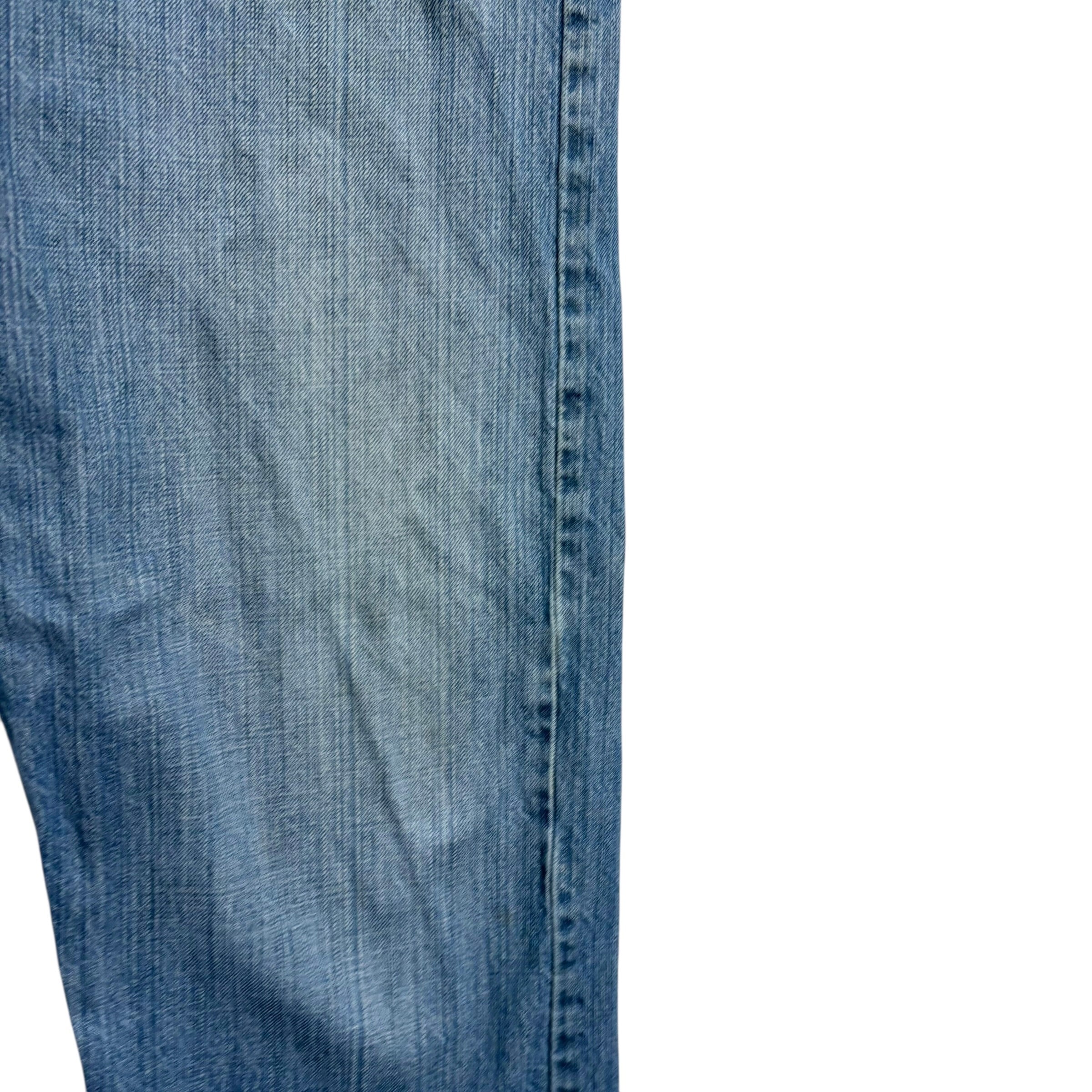 Levis 569 Jeans W36 L30 Mens Mid Blue Baggy Relaxed Straight Vintage Denim (F)