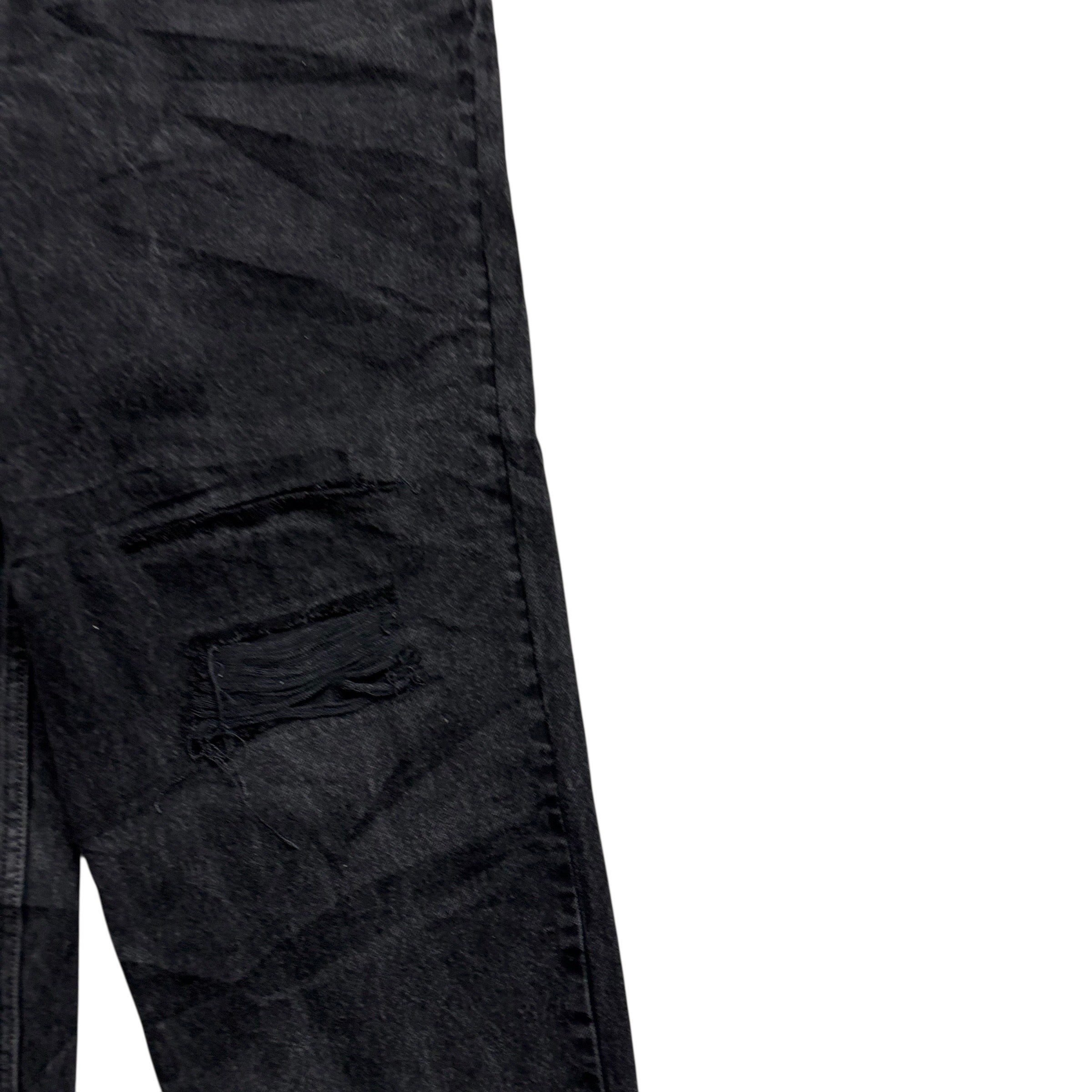 Levis 550 Jeans W40 L30 Mens Black Baggy Relaxed Straight Vintage Distressed (E)