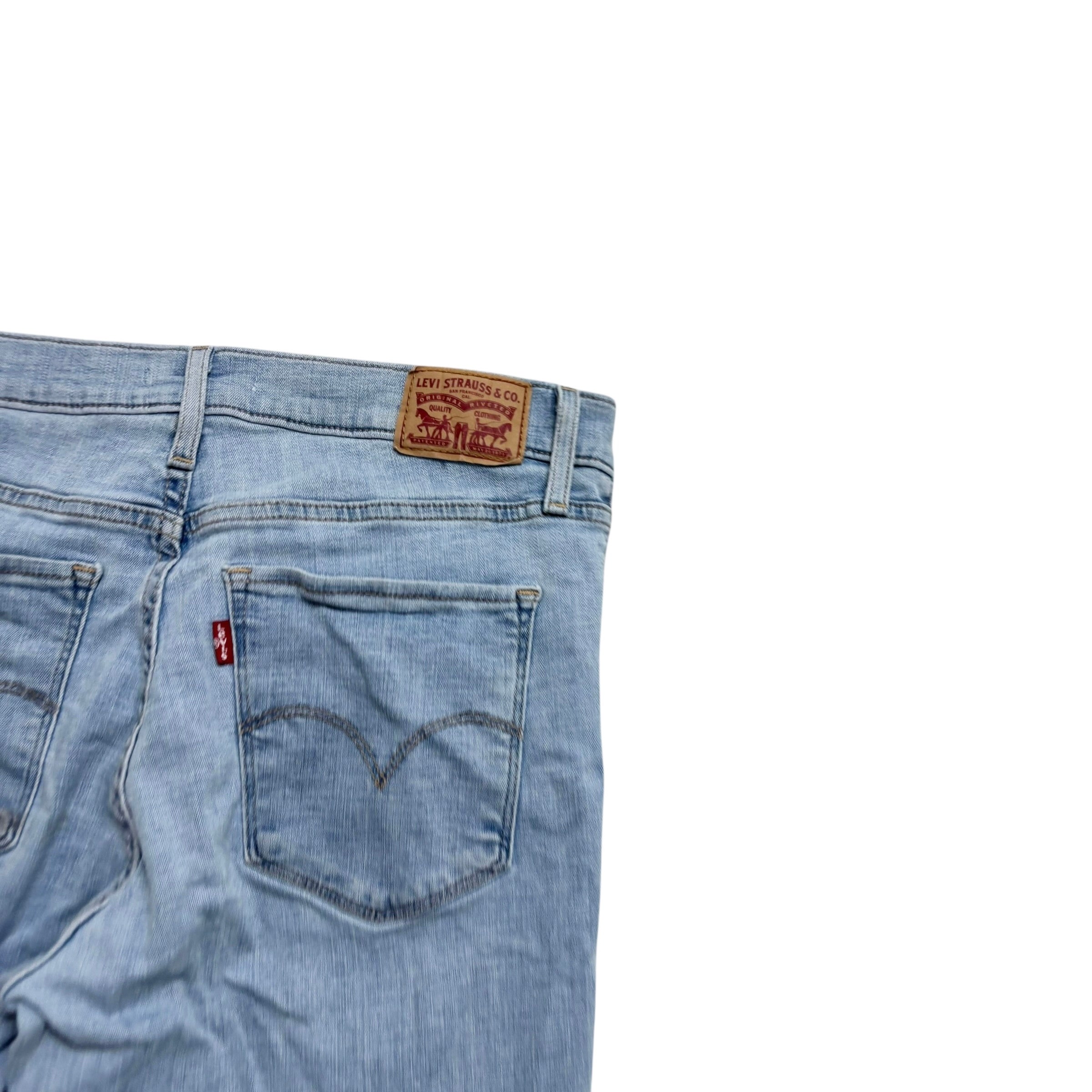 Levis 311 Jeans W30 L28 Womens Light Blue Shaping Skinny Stretch Denim