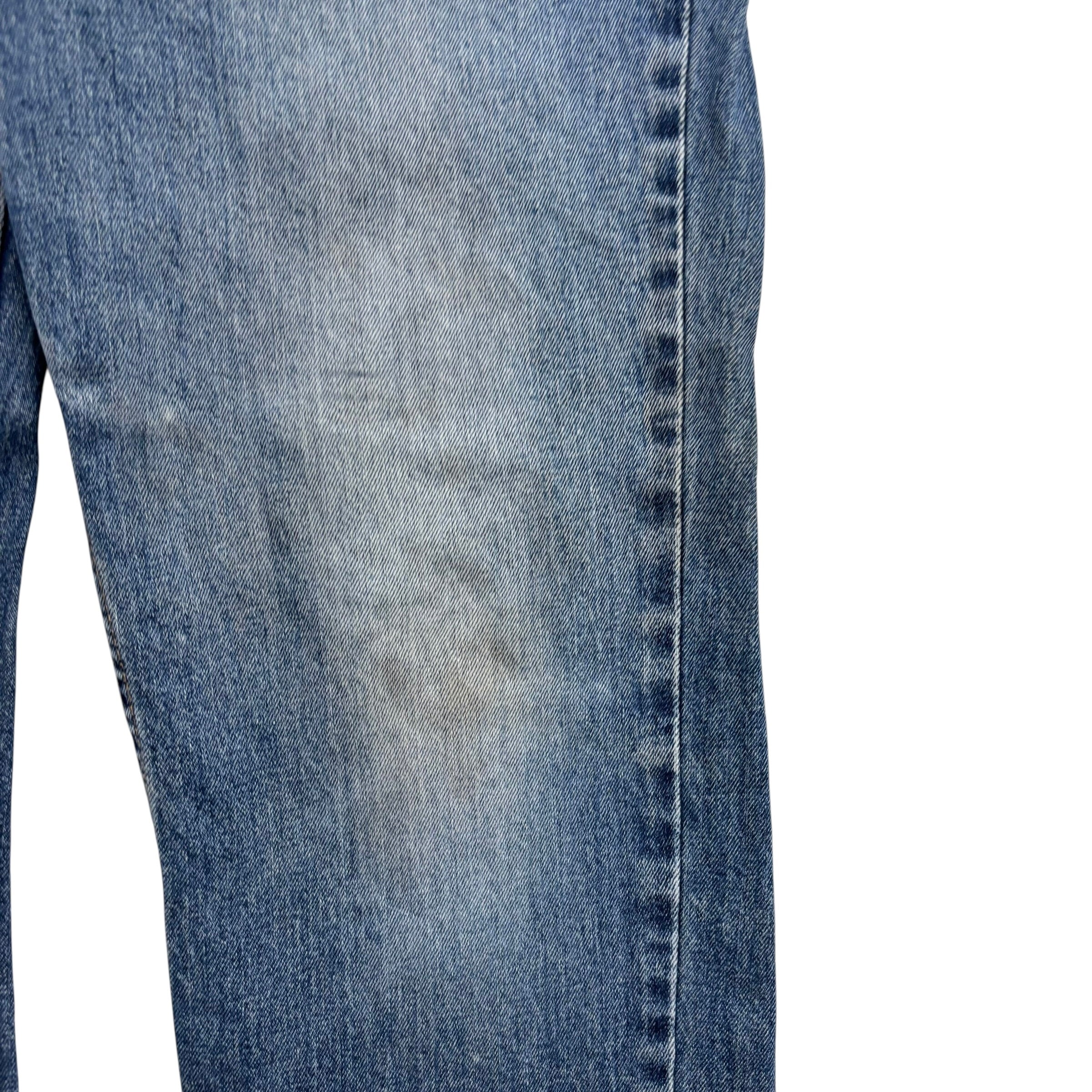 Levis 511 Jeans W34 L30 Mens Mid Blue Slim Fit Stretch Denim (F)