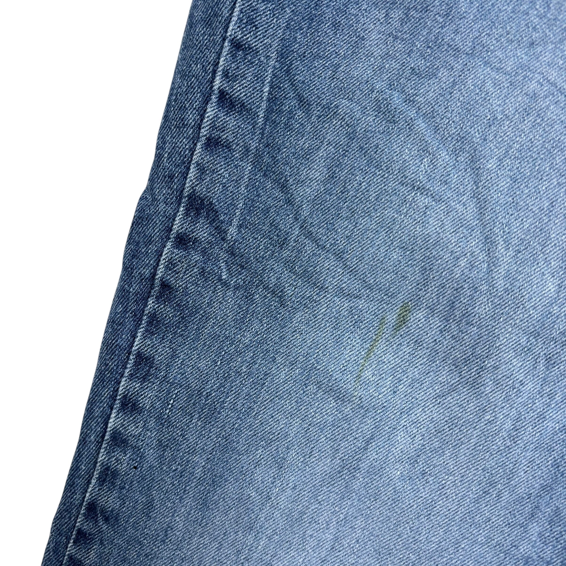 Levis 541 Jeans W38 L29 Mens Mid Blue Athletic Tapered Fit Stretch Denim