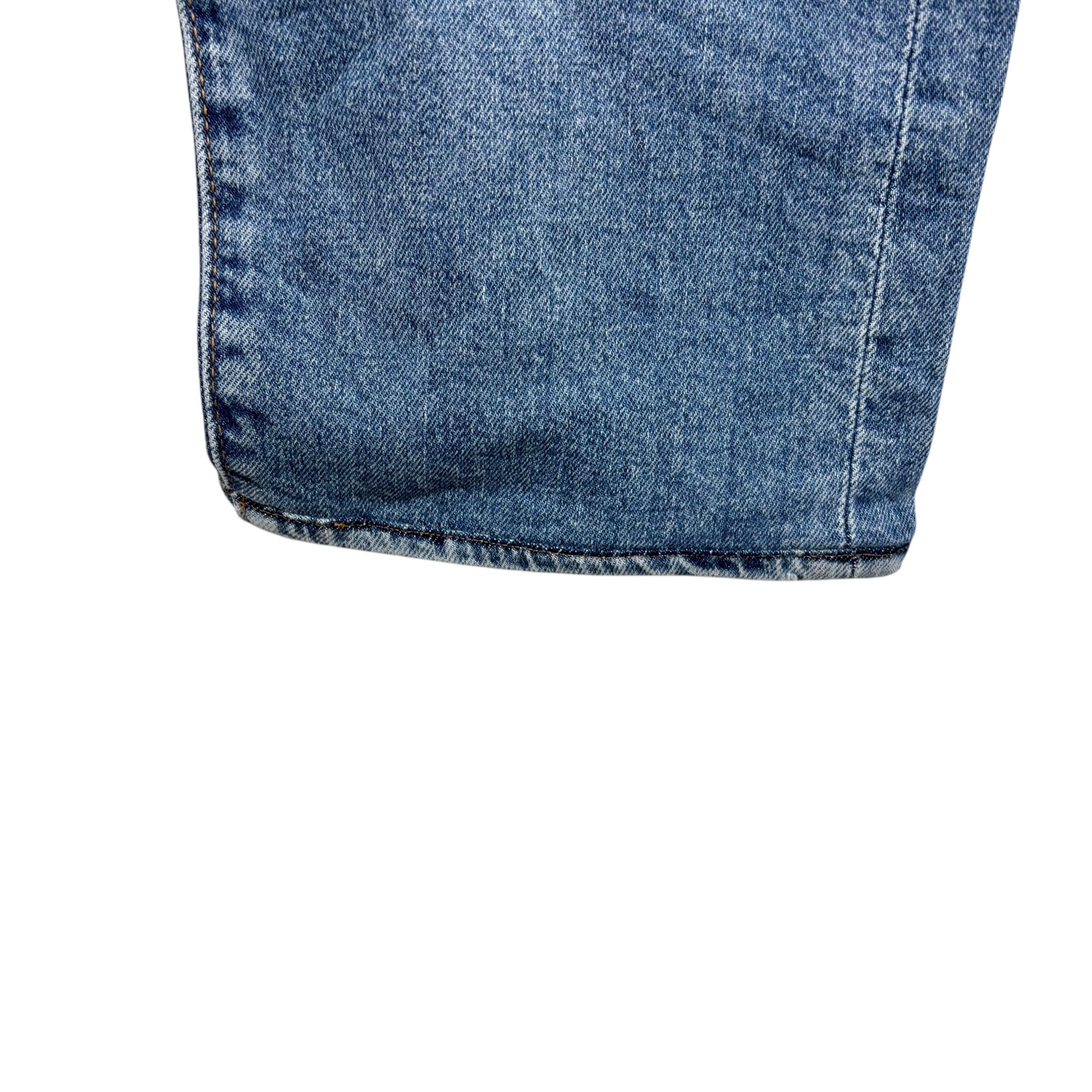 Levis 502 Jeans W30 L26 Mens Light Blue Regular Tapered Fit Stretch Denim (E)