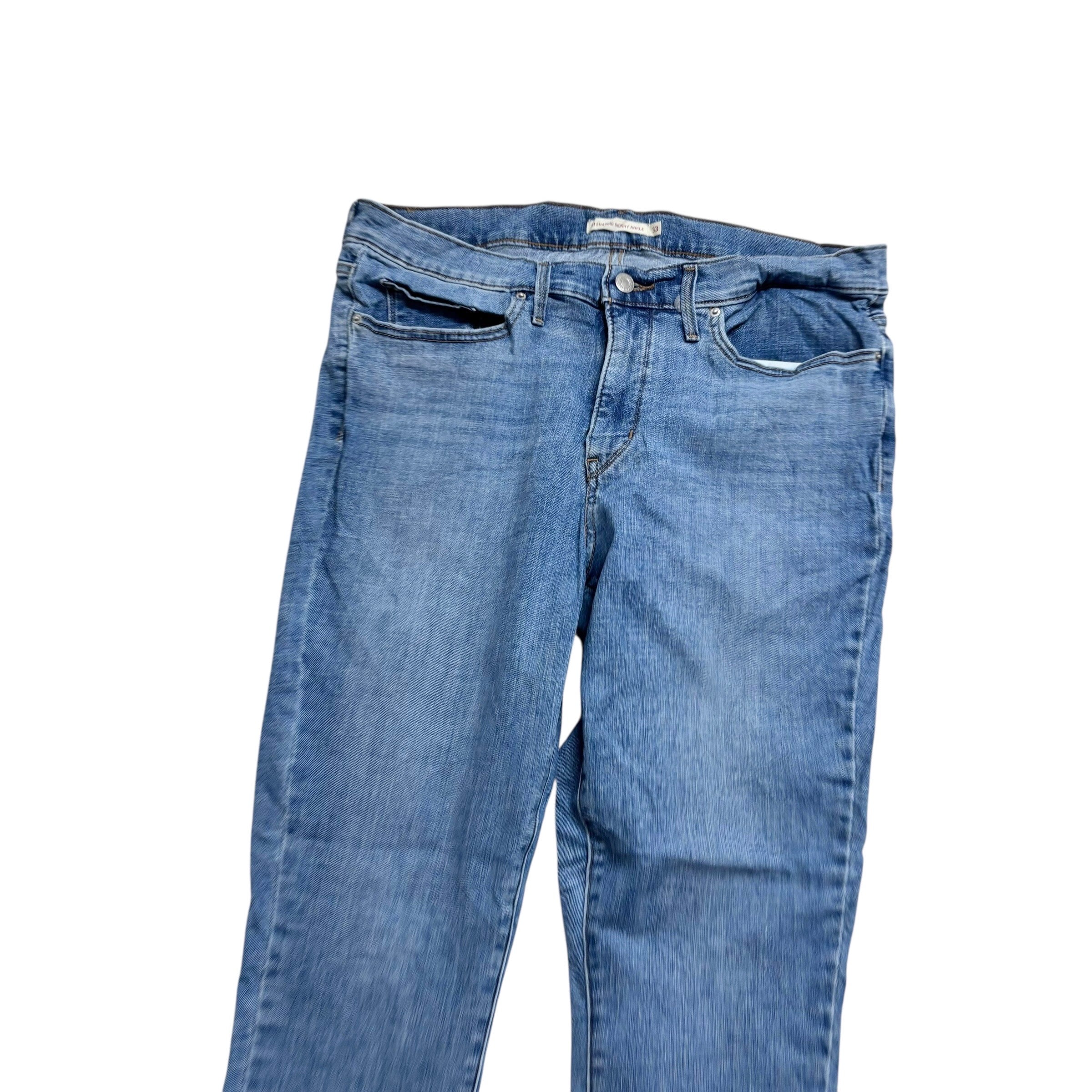 Levis 311 Jeans W33 L27 Womens Shaping Skinny Ankle Light Blue Stretch (E)