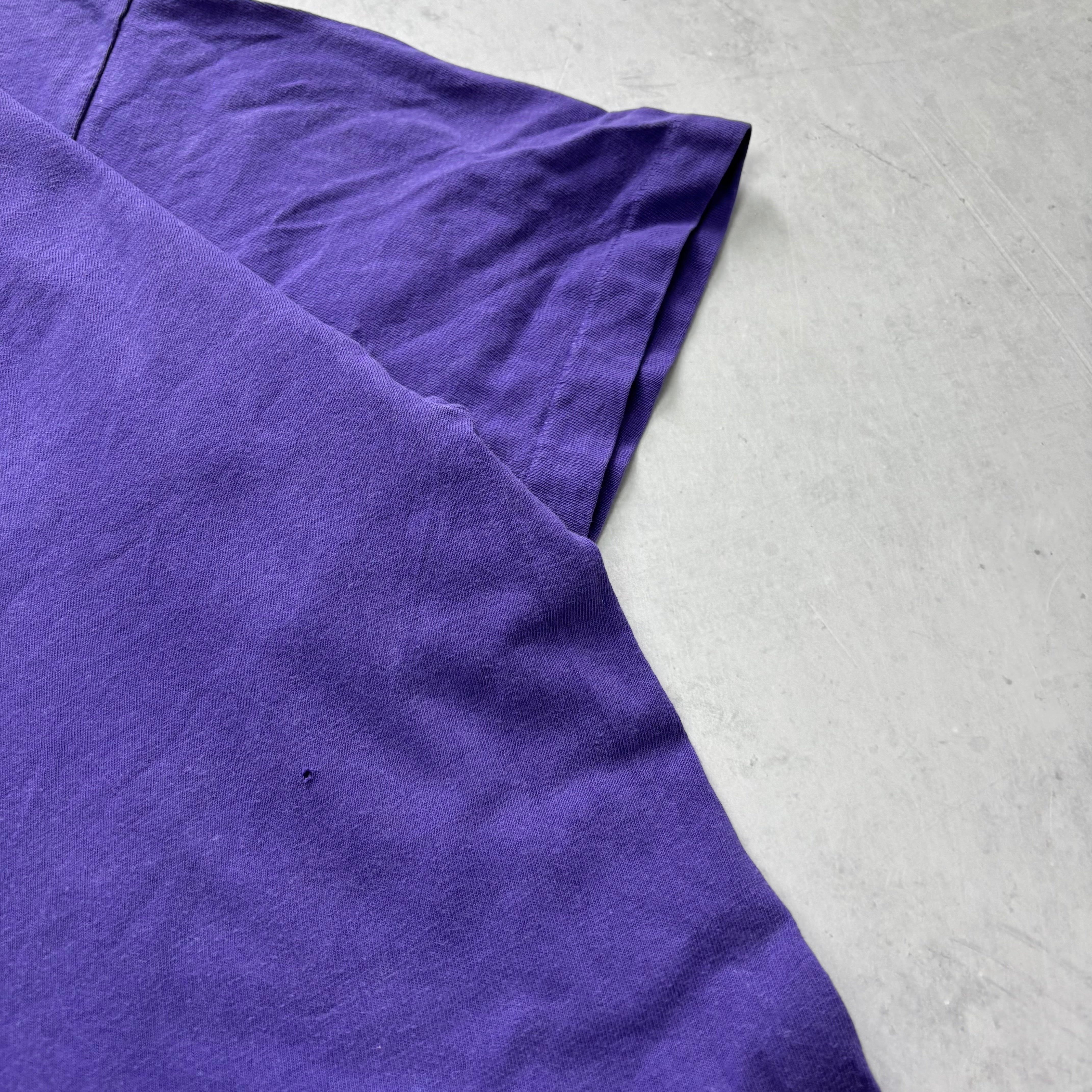 Vintage T Shirt Mens XL Purple Single Stitch Graphic Print 90s USA Florida