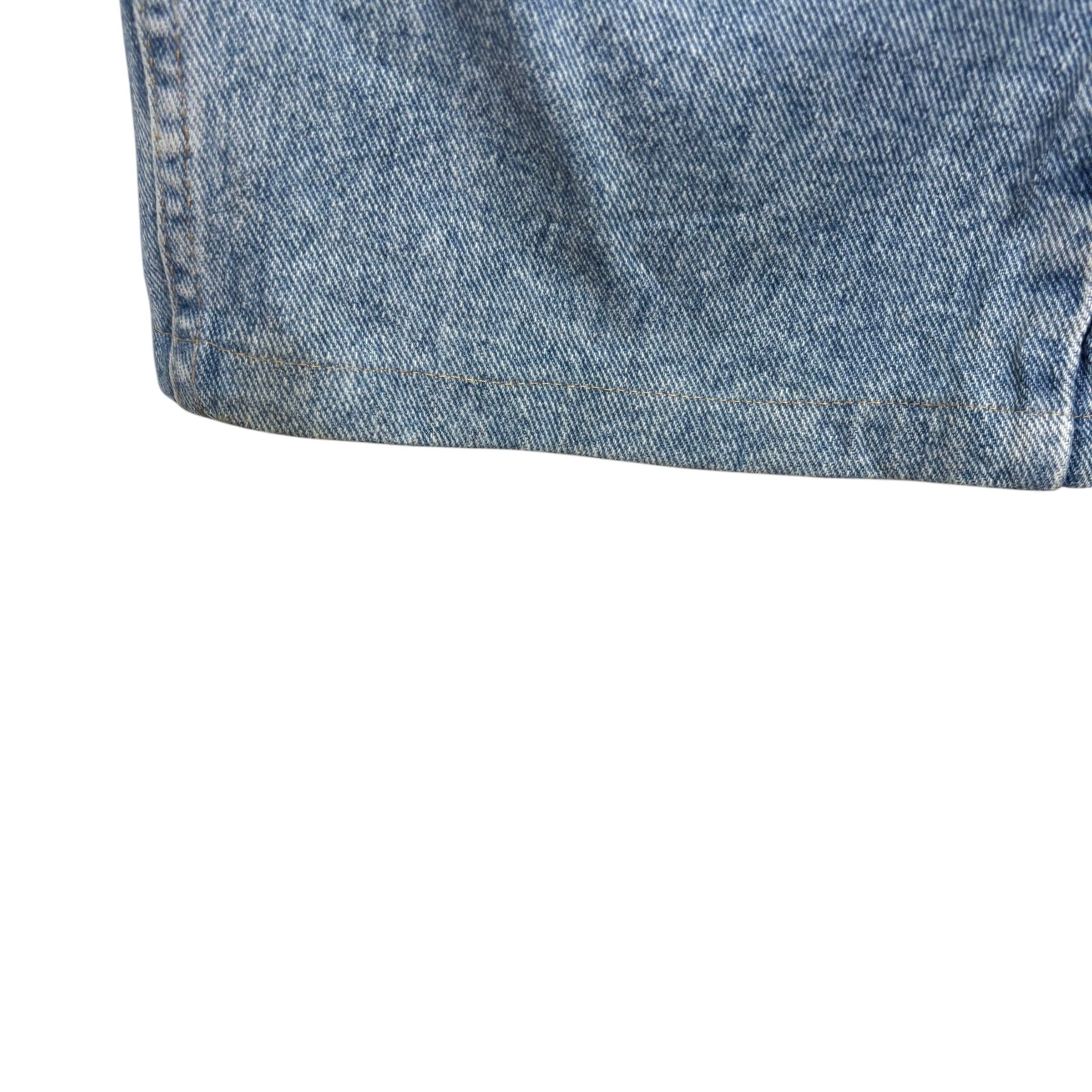 Wrangler Jeans W33 L29 Mens Light Blue Relaxed Straight Fit Vintage Denim (F)