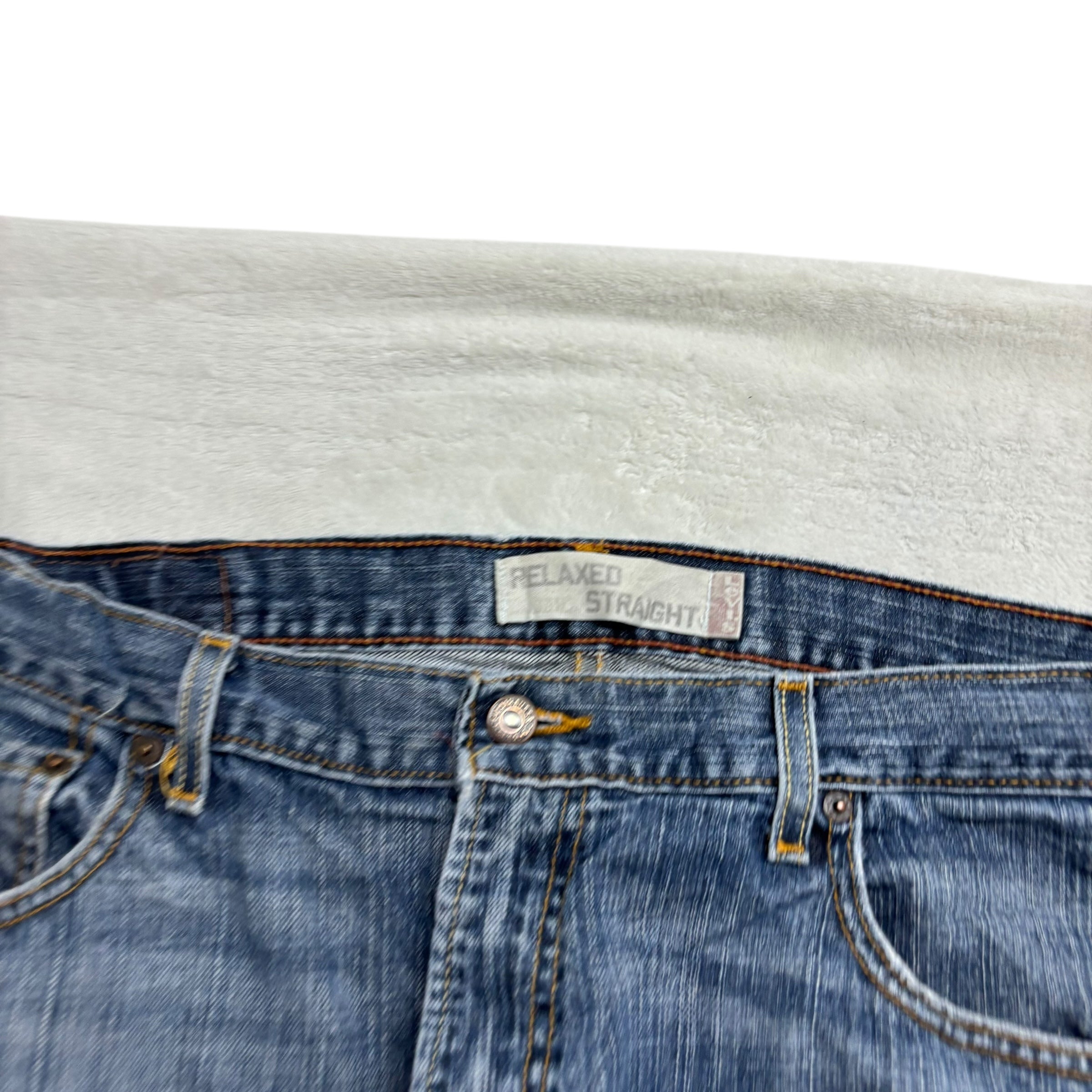 Levis 559 Jeans W36 L30 Mens Mid Blue Baggy Relaxed Straight Vintage Denim