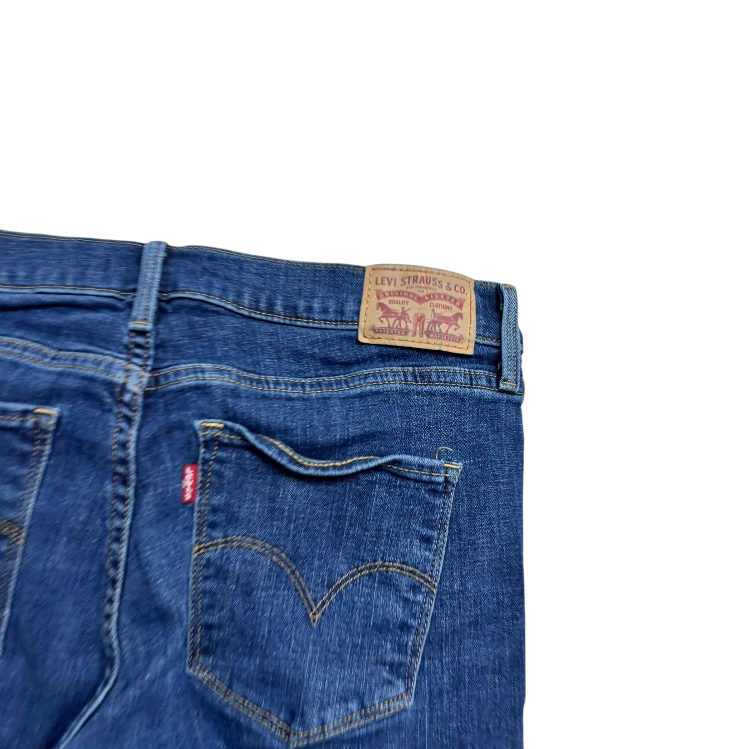 Levis 311 Jeans W31 L32 Womens Dark Blue Shaping Skinny Fit Stretch Denim (E)