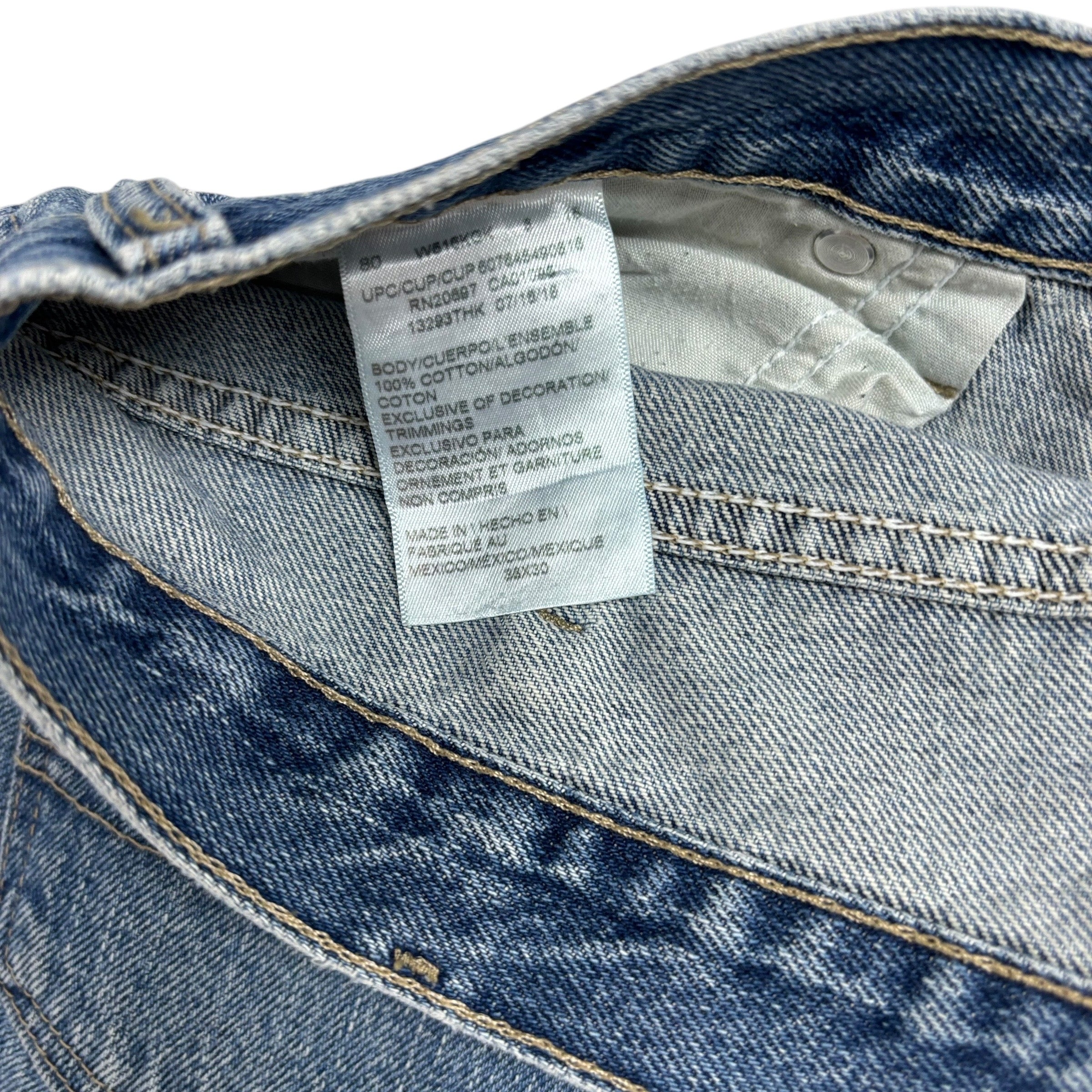 Dickies Jeans W38 L30 Mens Light Blue Regular Straight Fit Denim (F)