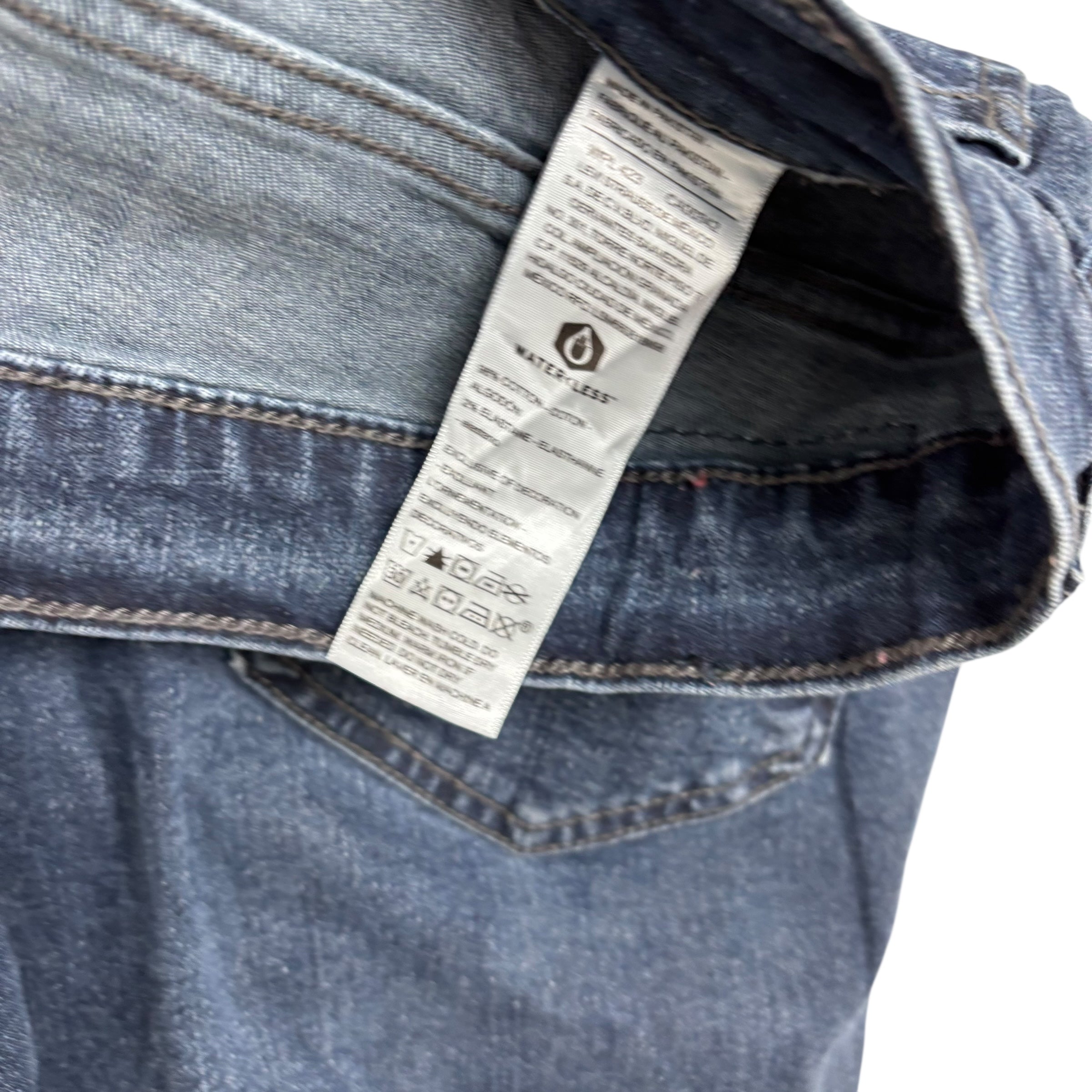 Levis Signature Jeans W34 L30 Mens Dark Blue Slim Fit Stretch Denim (E)