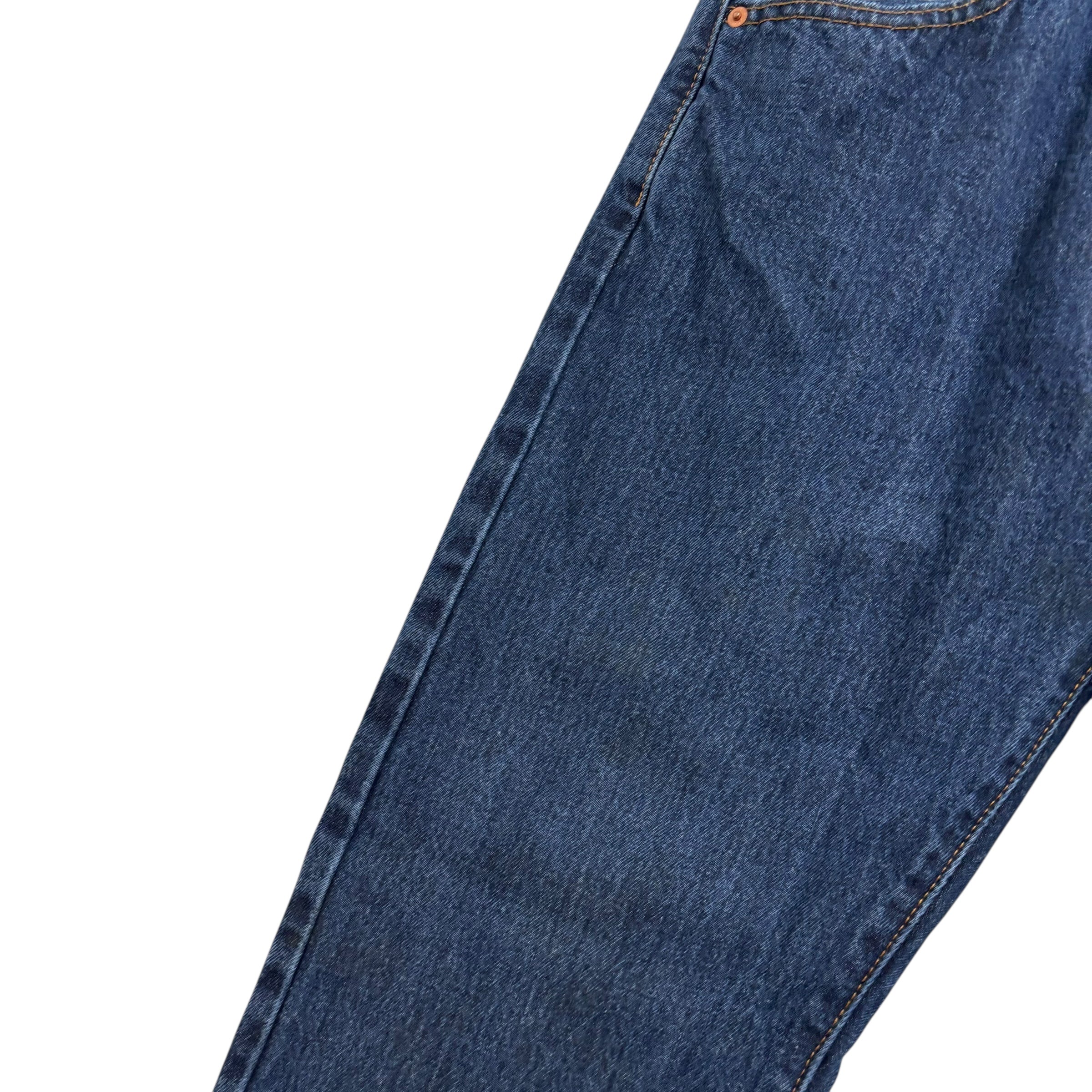 Levis 517 Jeans W34 L32 Mens Dark Blue Regular Bootcut Fit Denim (F)