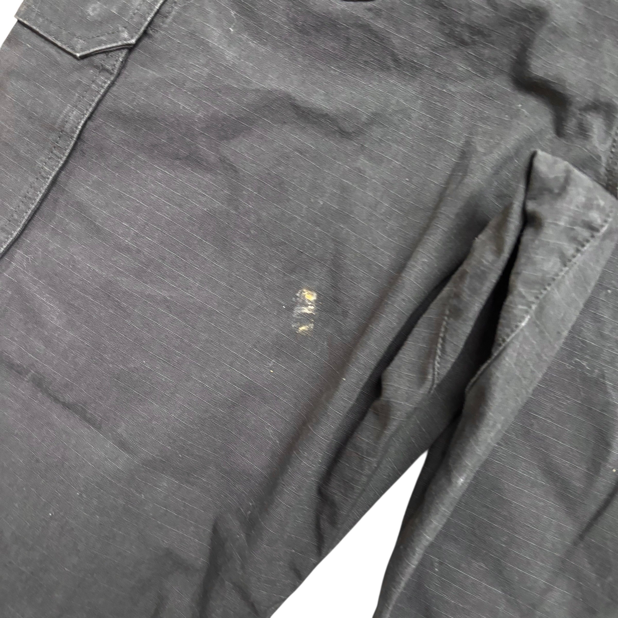 Wrangler Cargo Pants W42 L32 Mens Black Relaxed Straight Fit Trousers