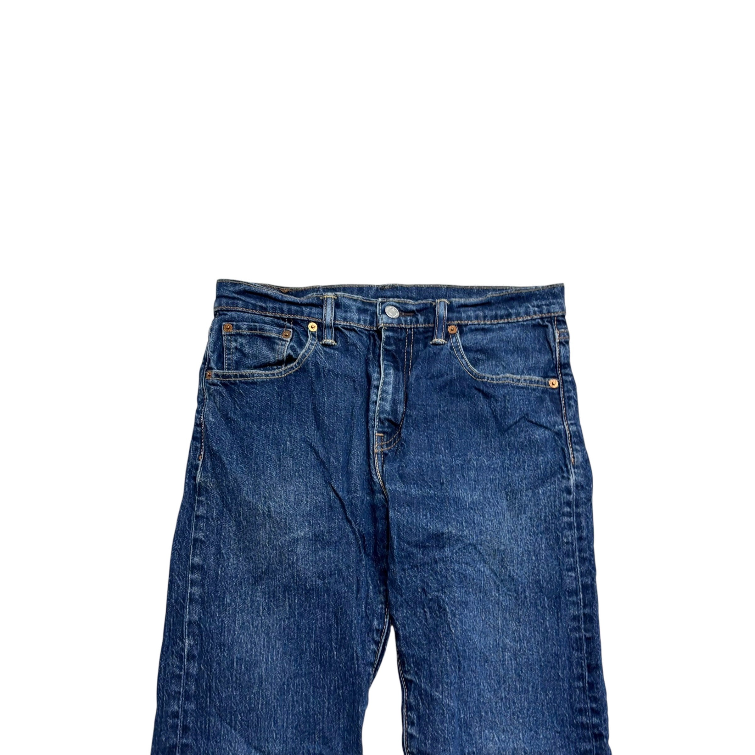 Levis 502 Jeans W30 L29 Mens Mid Blue Regular Tapered Fit Stretch Denim