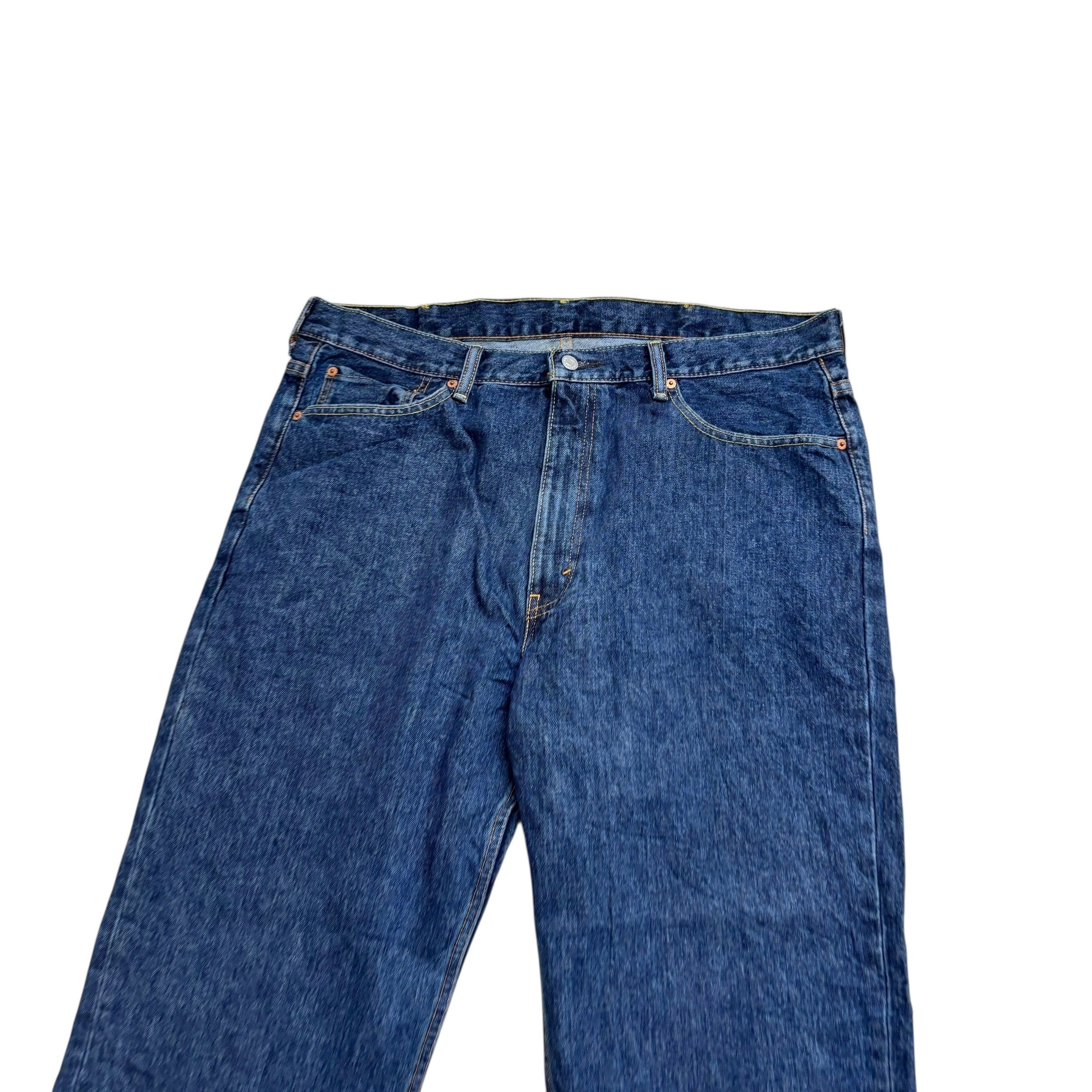 Levis 550 Jeans W40 L30 Mens Mid Blue Baggy Relaxed Straight Fit Denim