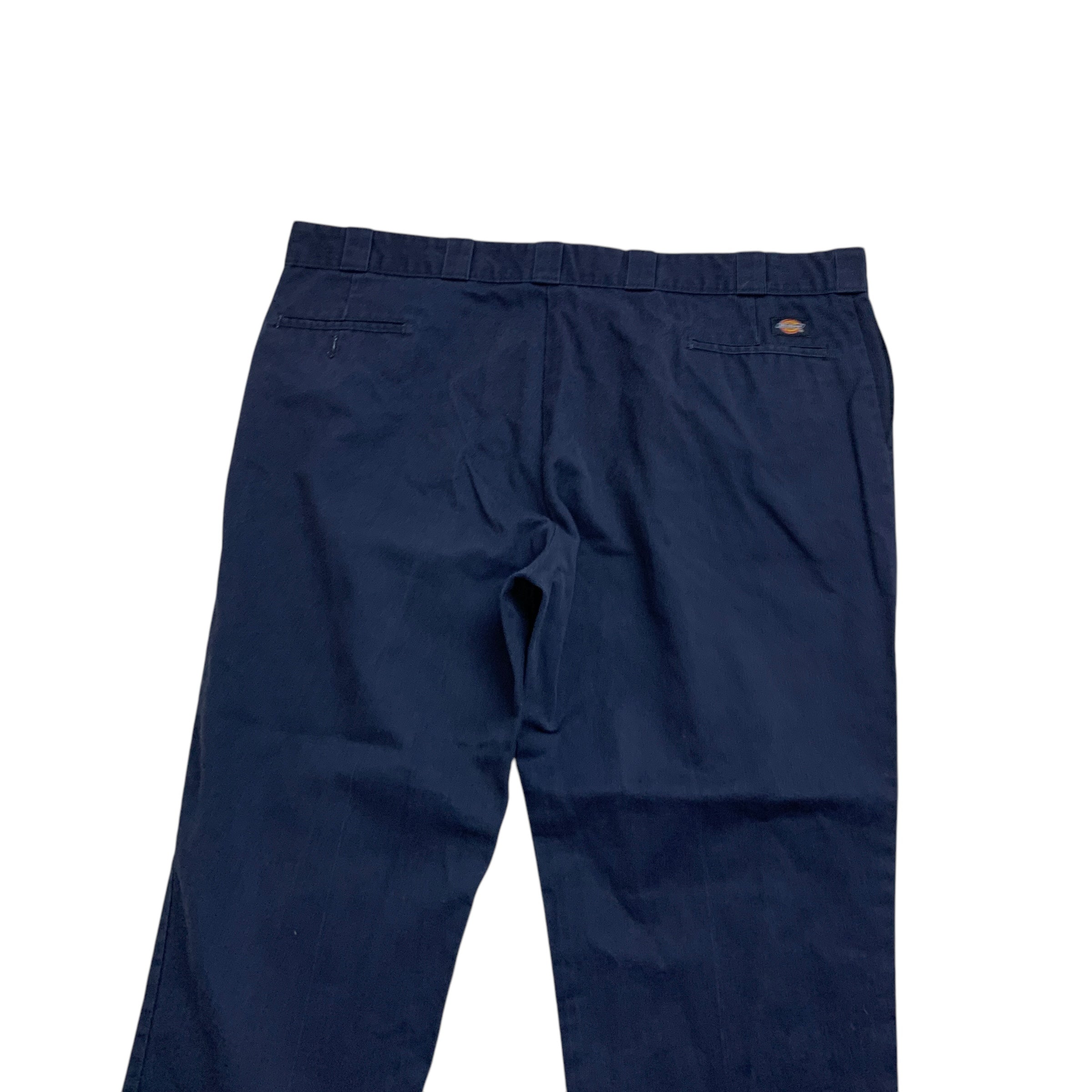 Dickies 874 Trousers W48 L30 Mens Navy Blue Pants Original Straight Fit Workwear