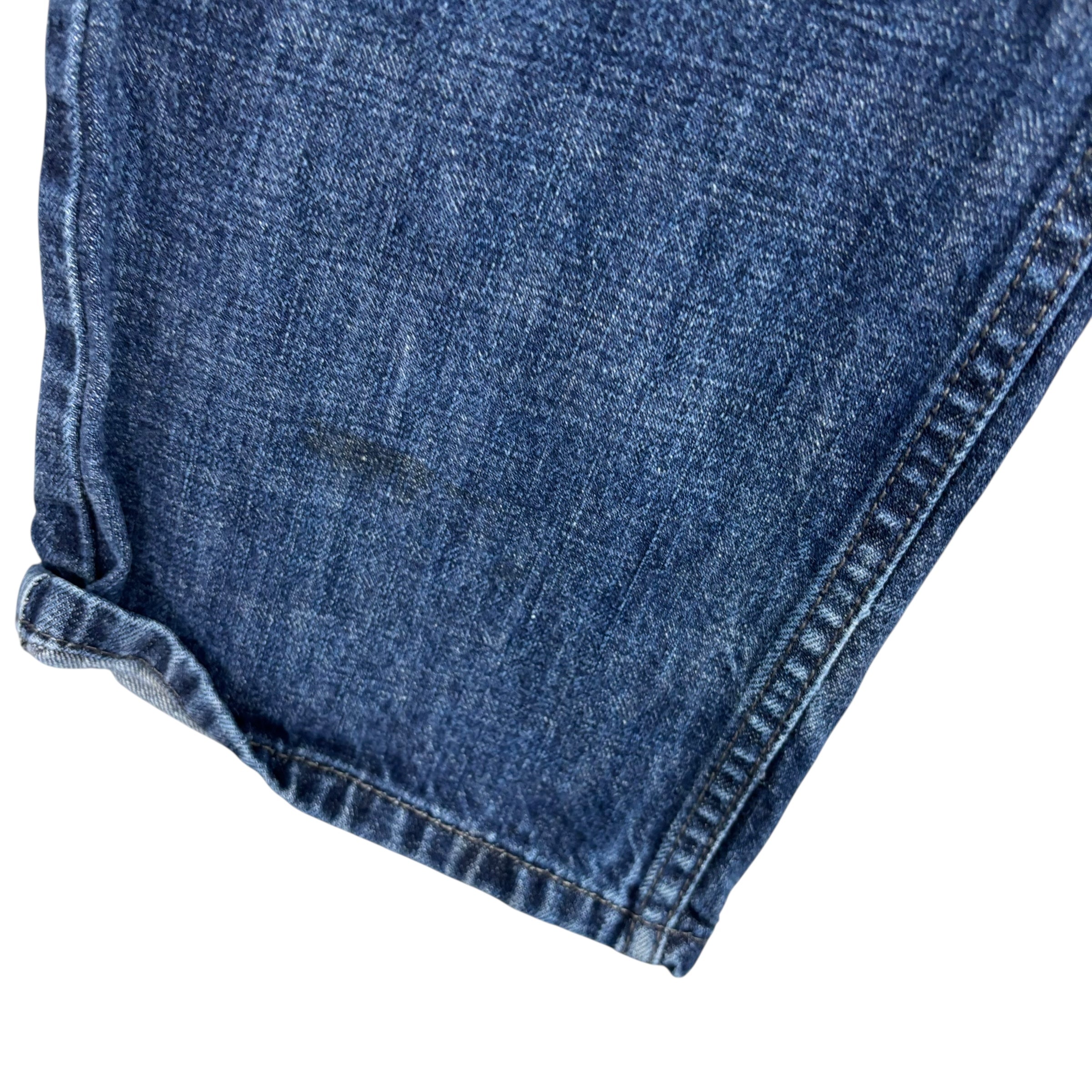 Levis 514 Jeans W32 L31 Mens Dark Blue Regular Straight Fit Denim