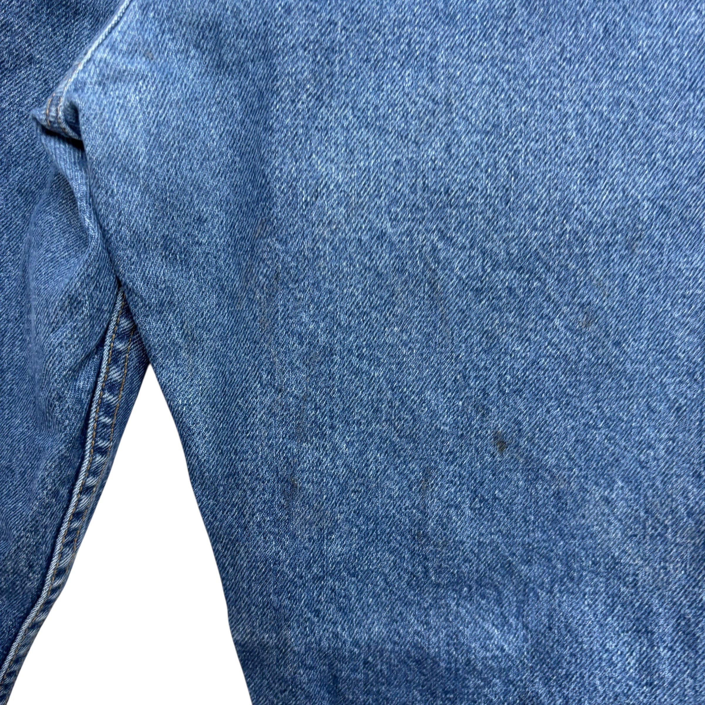 Levis 540 Jeans W48 L30 Mens Mid Blue Relaxed Straight Fit Vintage Denim