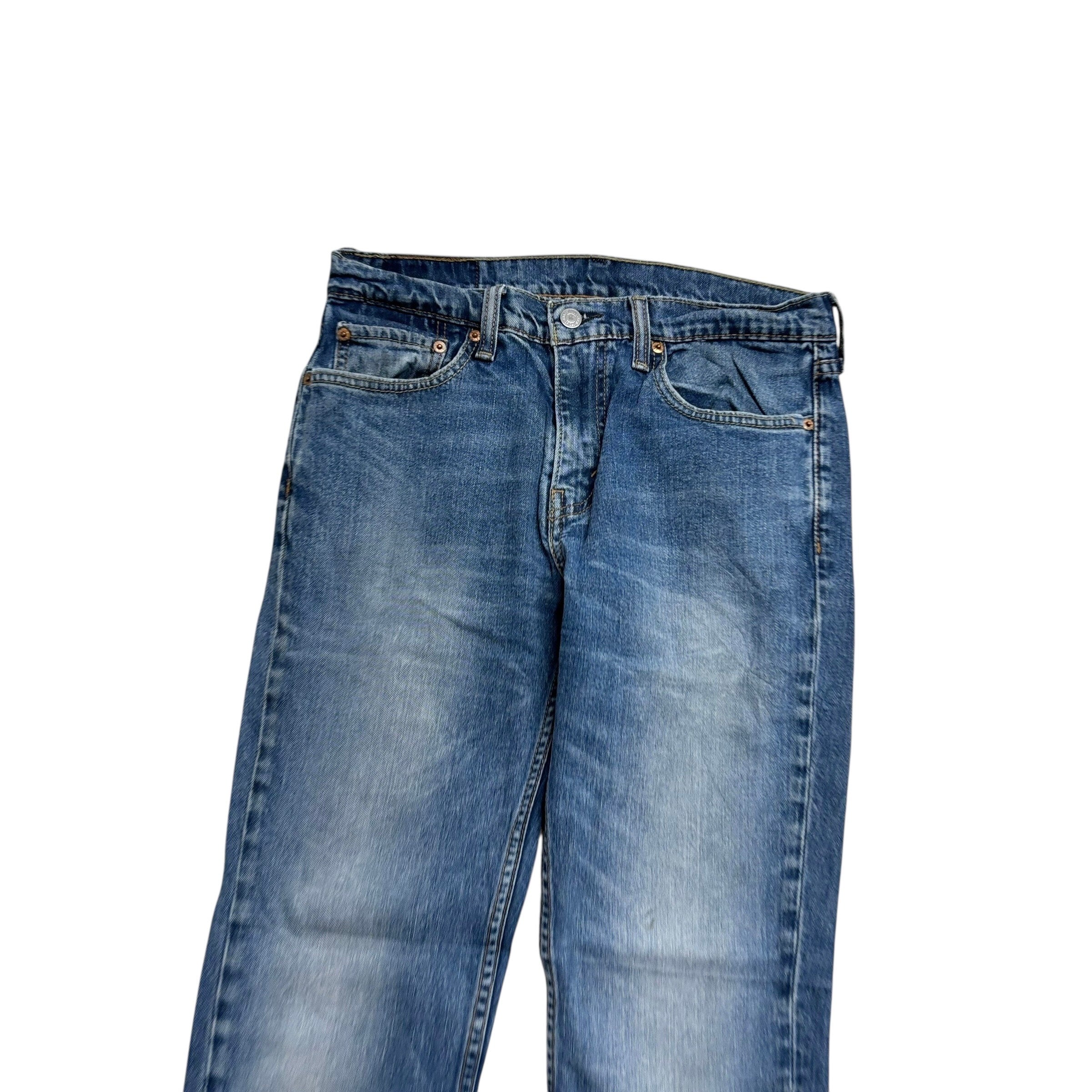 Levis 511 Jeans W30 L32 Mens Mid Blue Slim Fit Stretch Denim