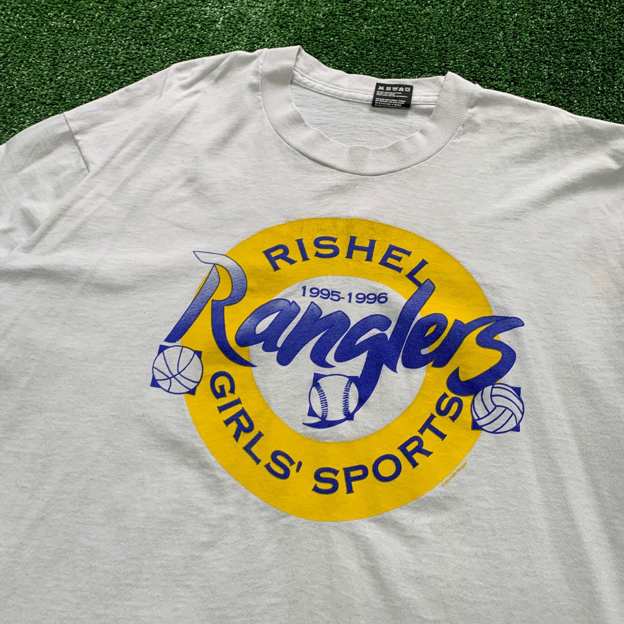 Vintage T Shirt Mens Large Grey Single Stitch Graphic Print 90s USA
