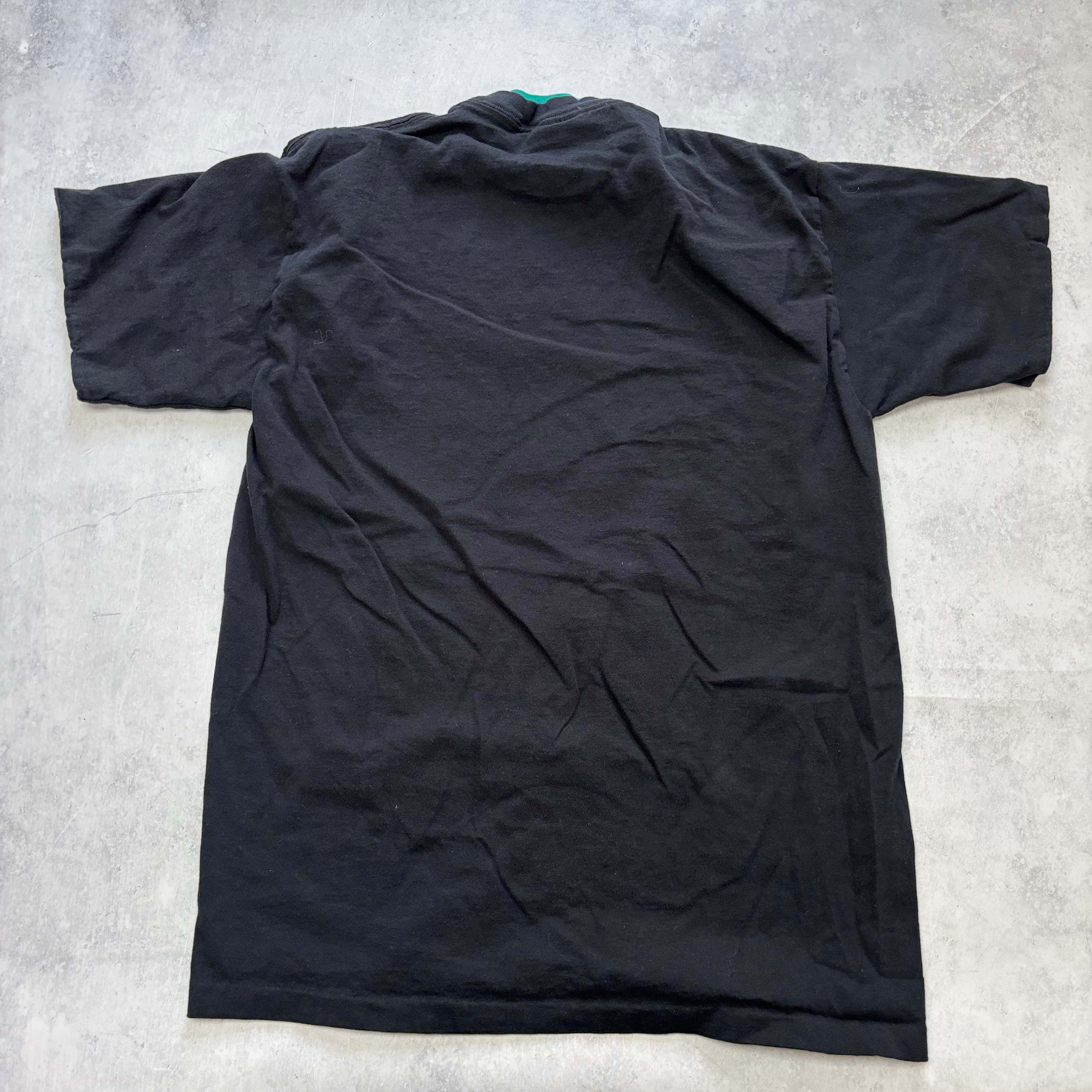 Vintage T Shirt Mens Large Black Single Stitch 90s USA (E)