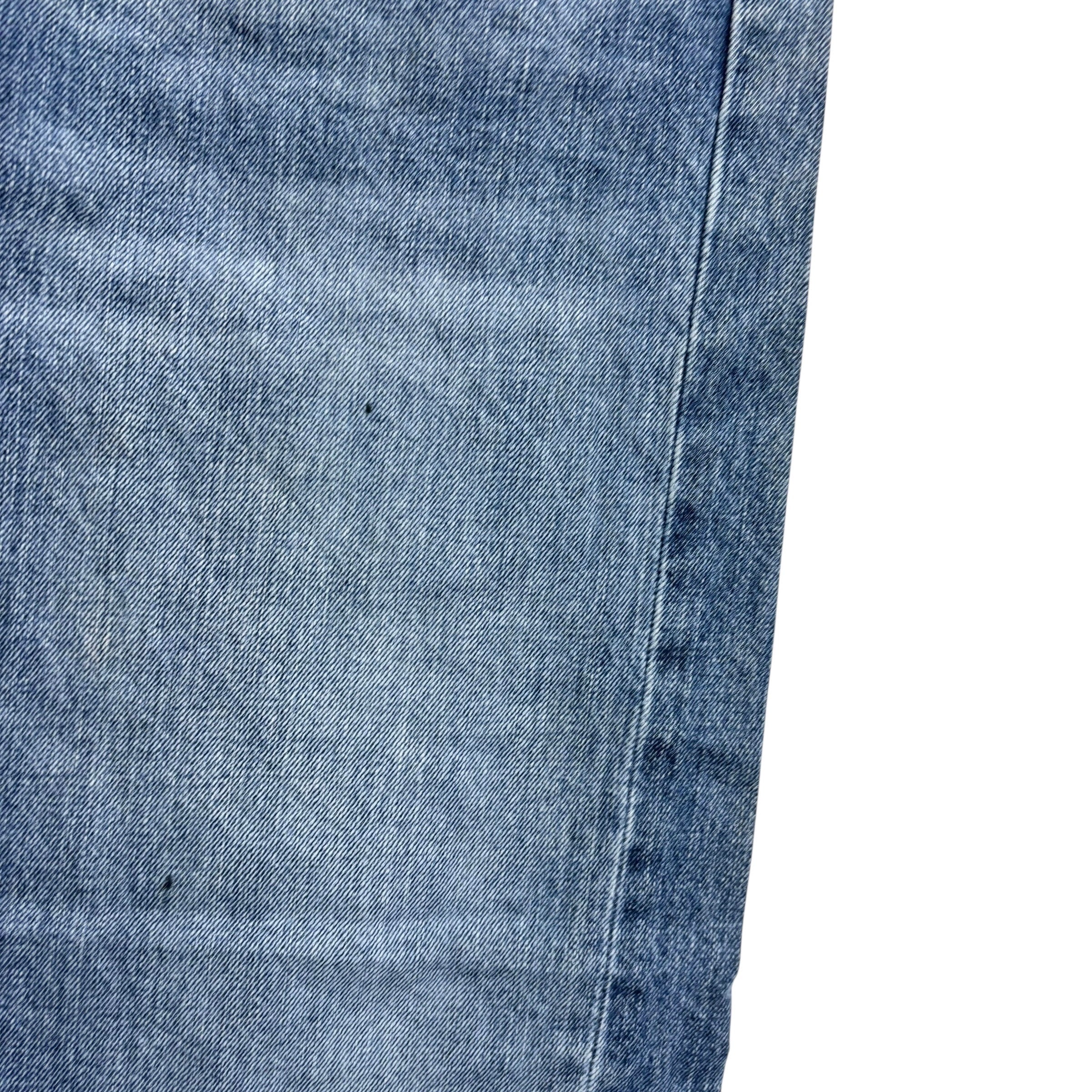 Levis 569 Jeans W38 L30 Mens Mid Blue Baggy Relaxed Straight Fit Denim