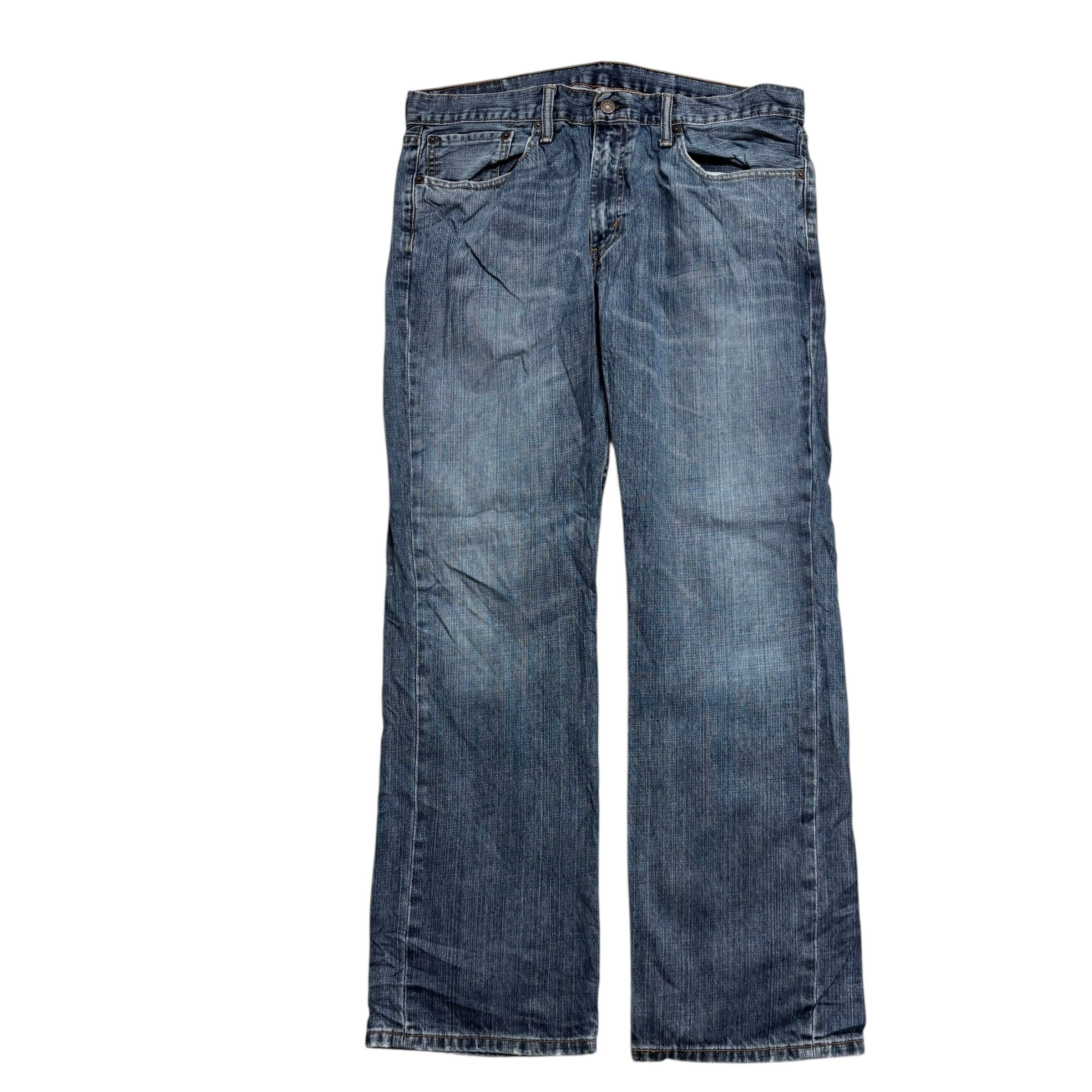 Levis 559 Jeans W36 L32 Mens Mid Blue Baggy Relaxed Straight Fit Denim