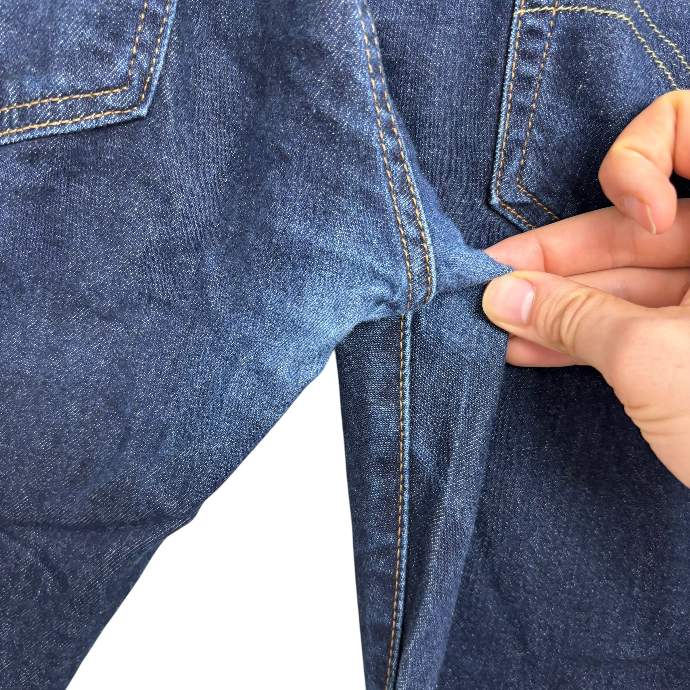 Levis 512 Jeans W31 L29 Mens Dark Blue Slim Tapered Fit Stretch Premum Denim (F)