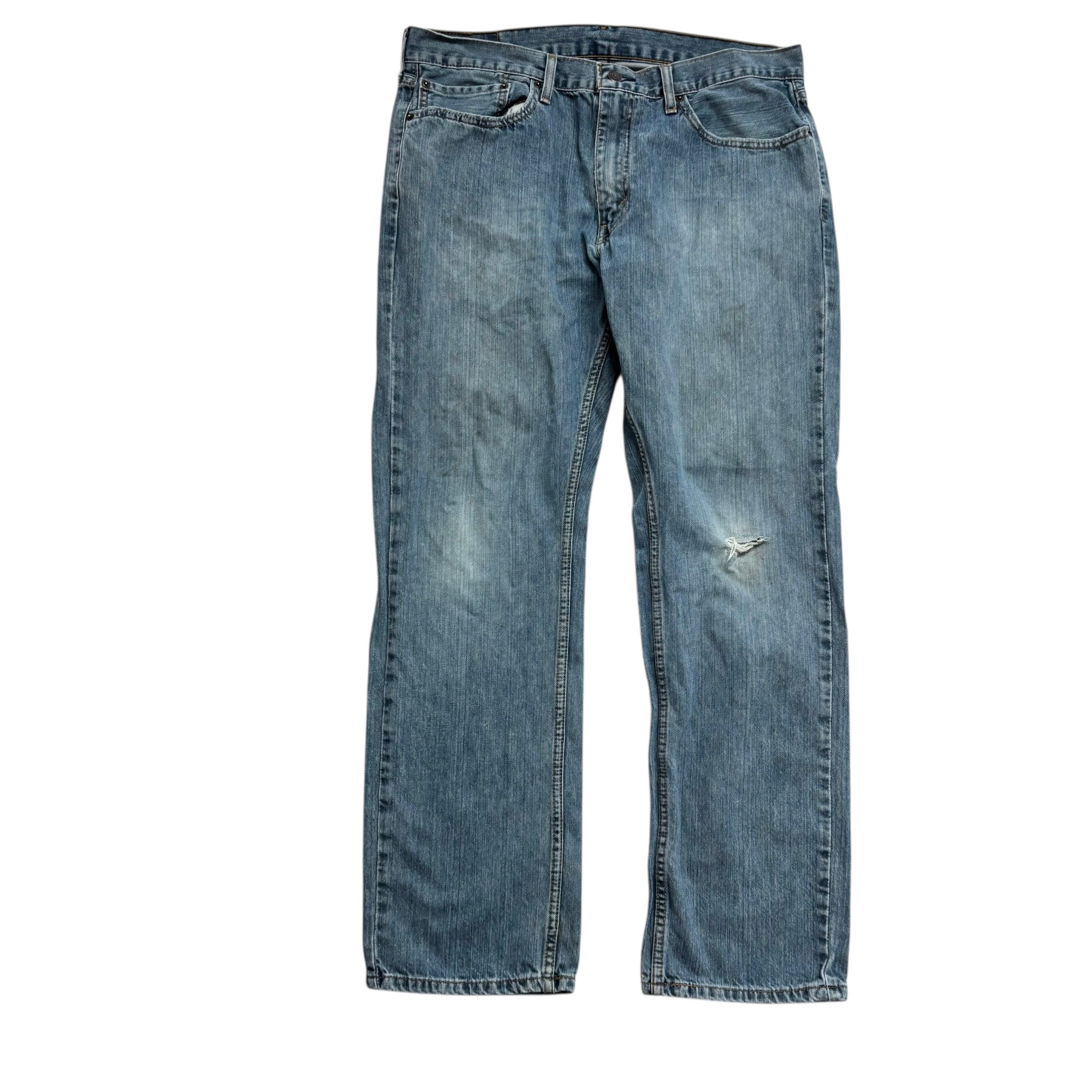 Levis 559 Jeans W36 L32 Mens Blue Relaxed Straight Fit Denim (F)