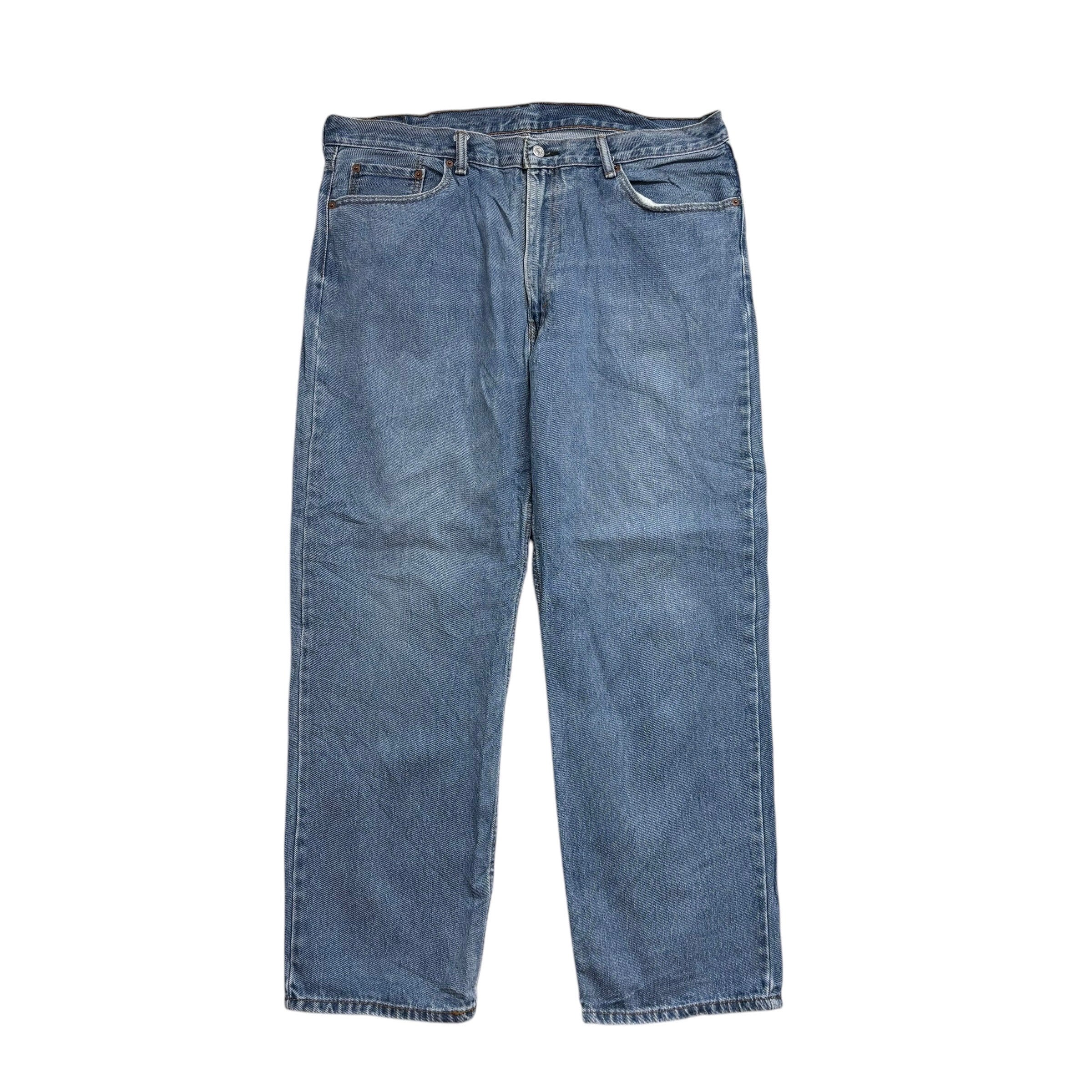 Levis 550 Jeans W40 L30 Mens Mid Blue Baggy Relaxed Straight Vintage Denim (E)